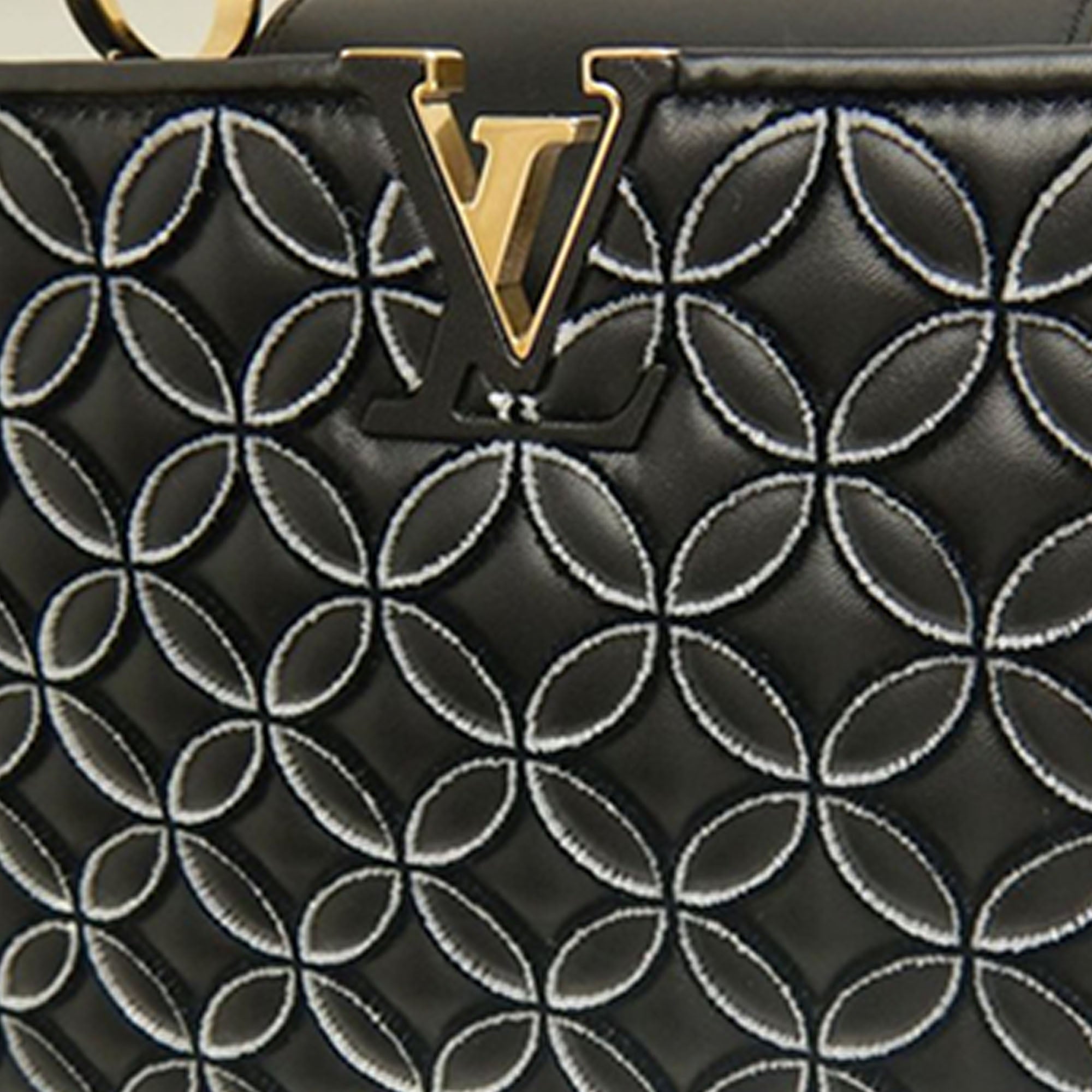 Louis Vuitton Quilted Lambskin Flower Capucines BB - image 18