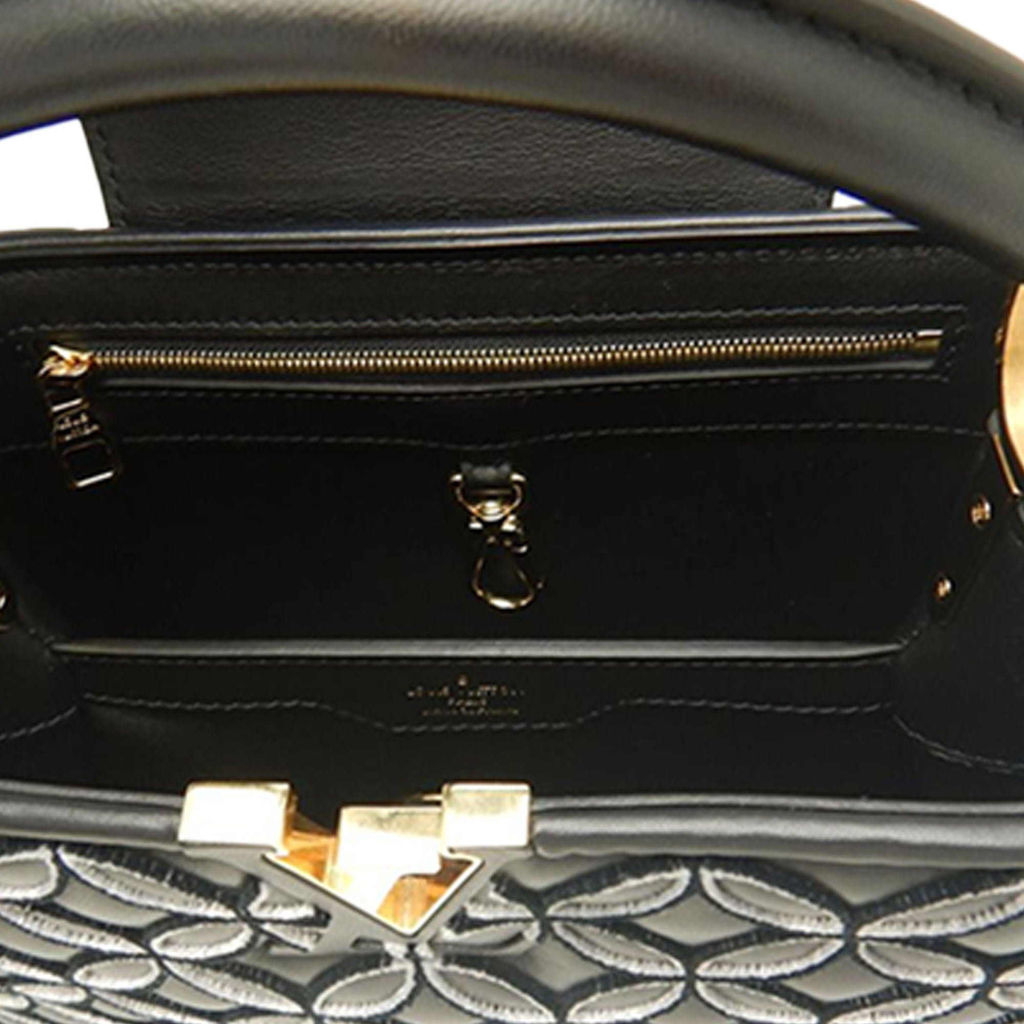 Louis Vuitton Quilted Lambskin Flower Capucines BB - image 5