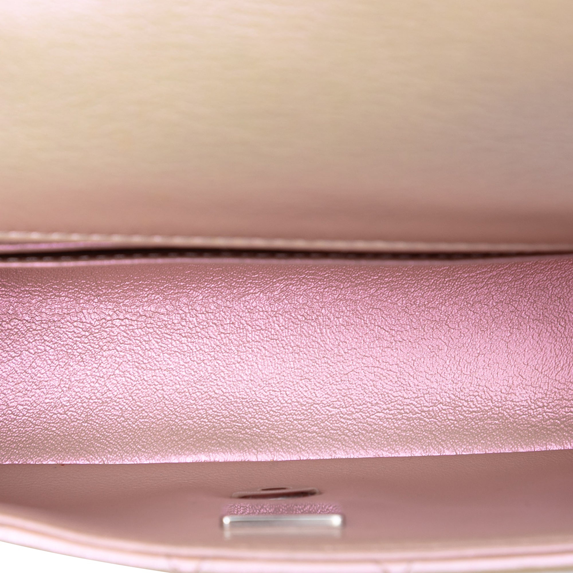 Chanel Mini Rectangular Classic Iridescent Lambskin Single Flap - image 4