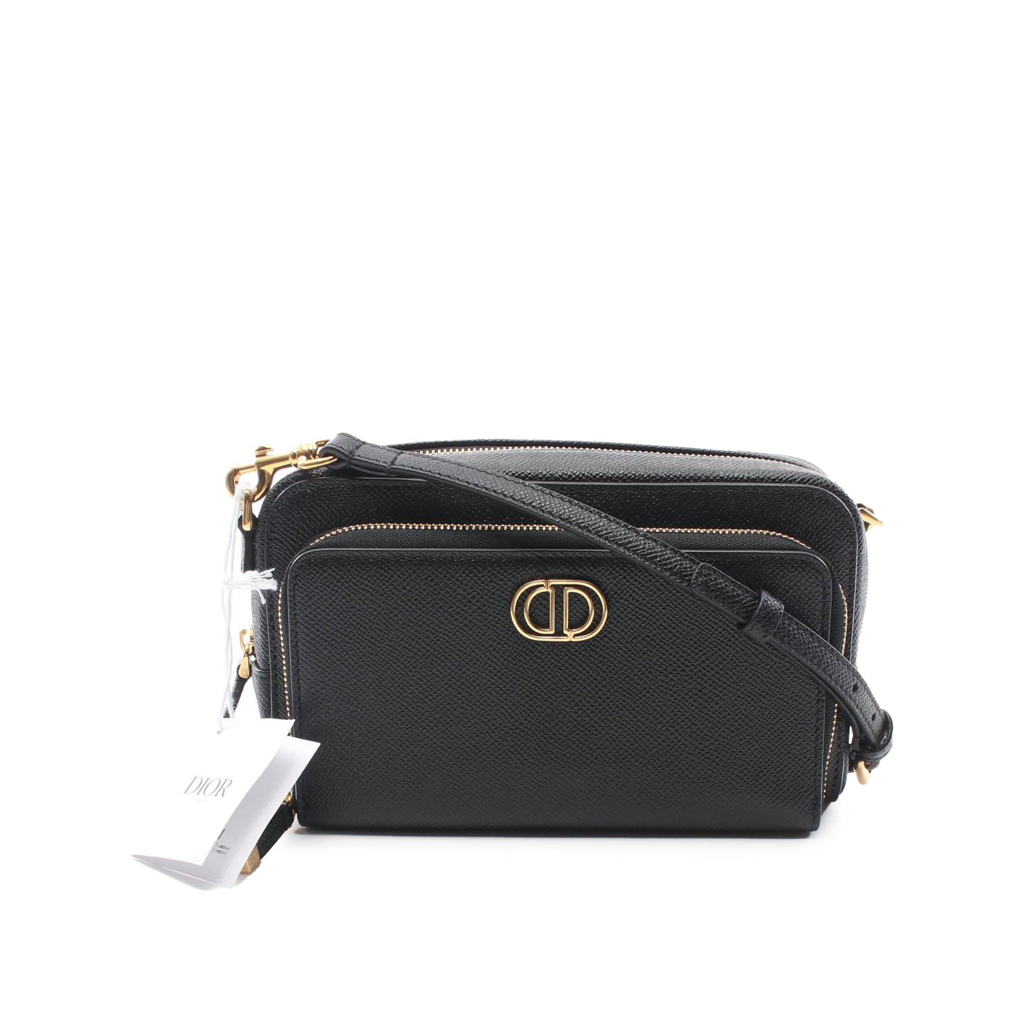 Dior Grained Calfskin Caro Double Pouch - image 1