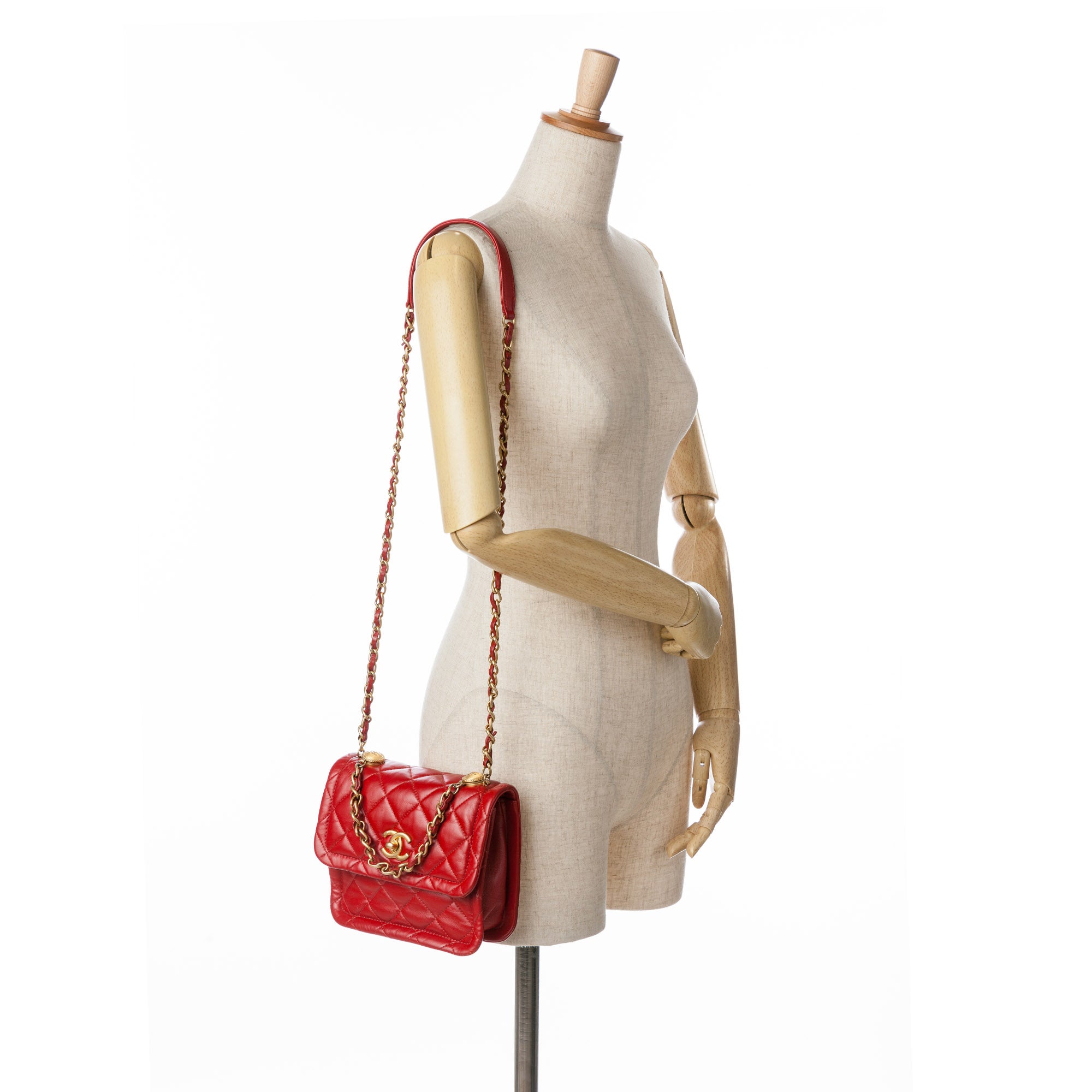 Chanel Mini Quilted Lambskin Soft Square Flap - image 10