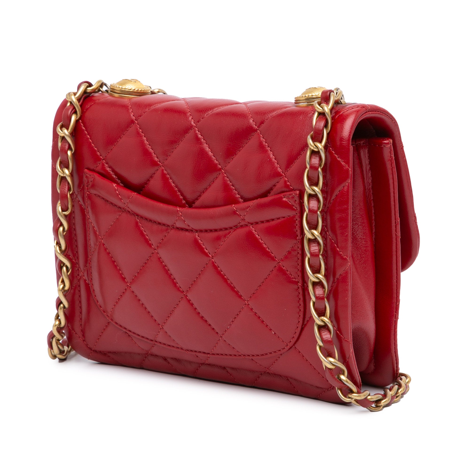 Chanel Mini Quilted Lambskin Soft Square Flap - image 2
