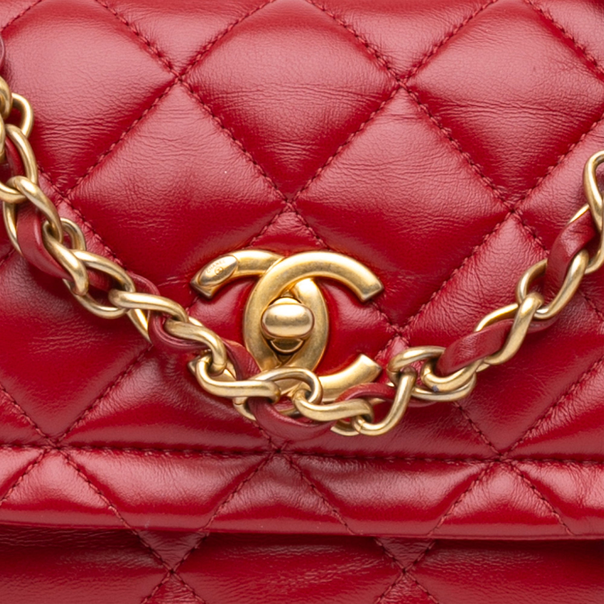 Chanel Mini Quilted Lambskin Soft Square Flap - image 6