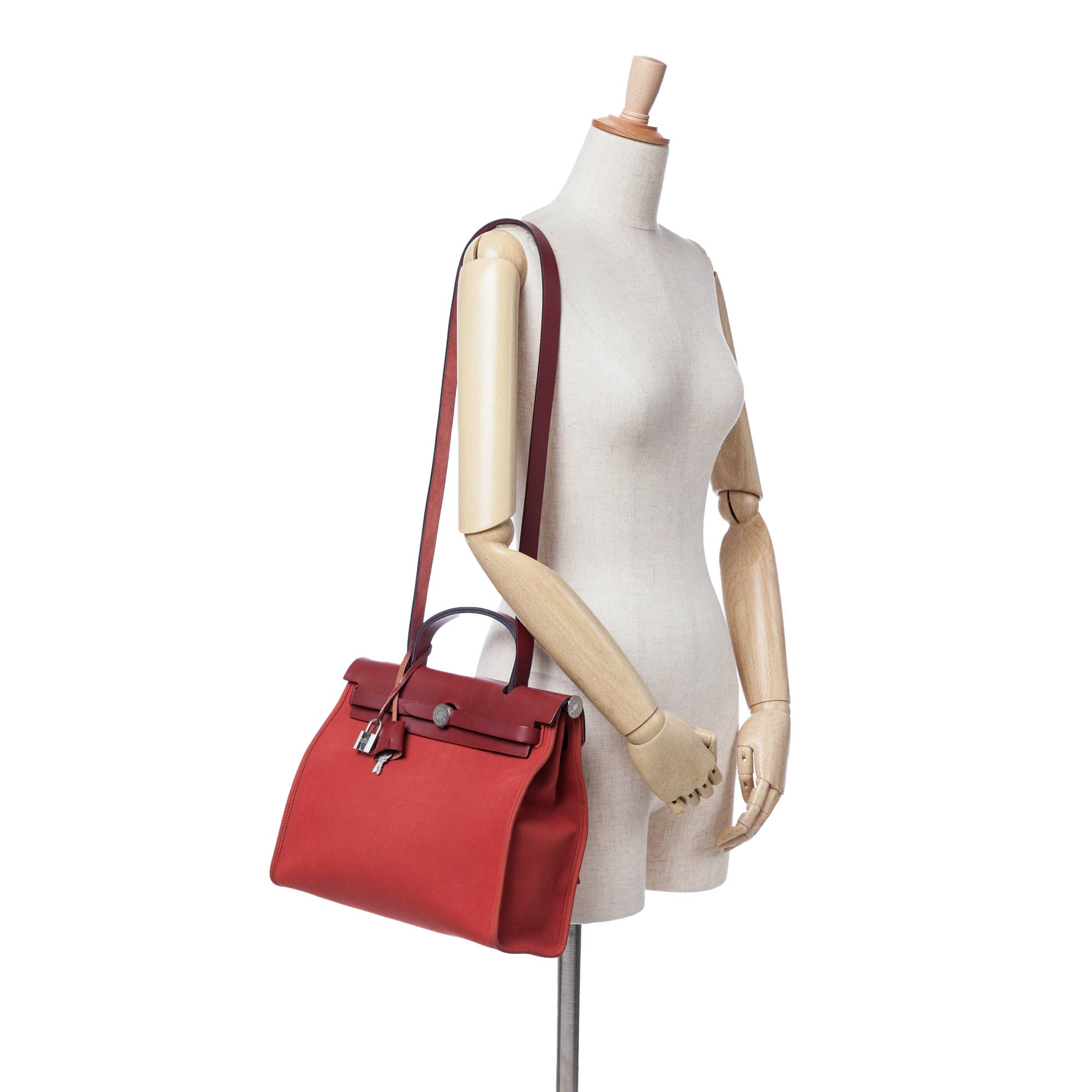 Hermès Toile Herbag Zip 31 - image 9
