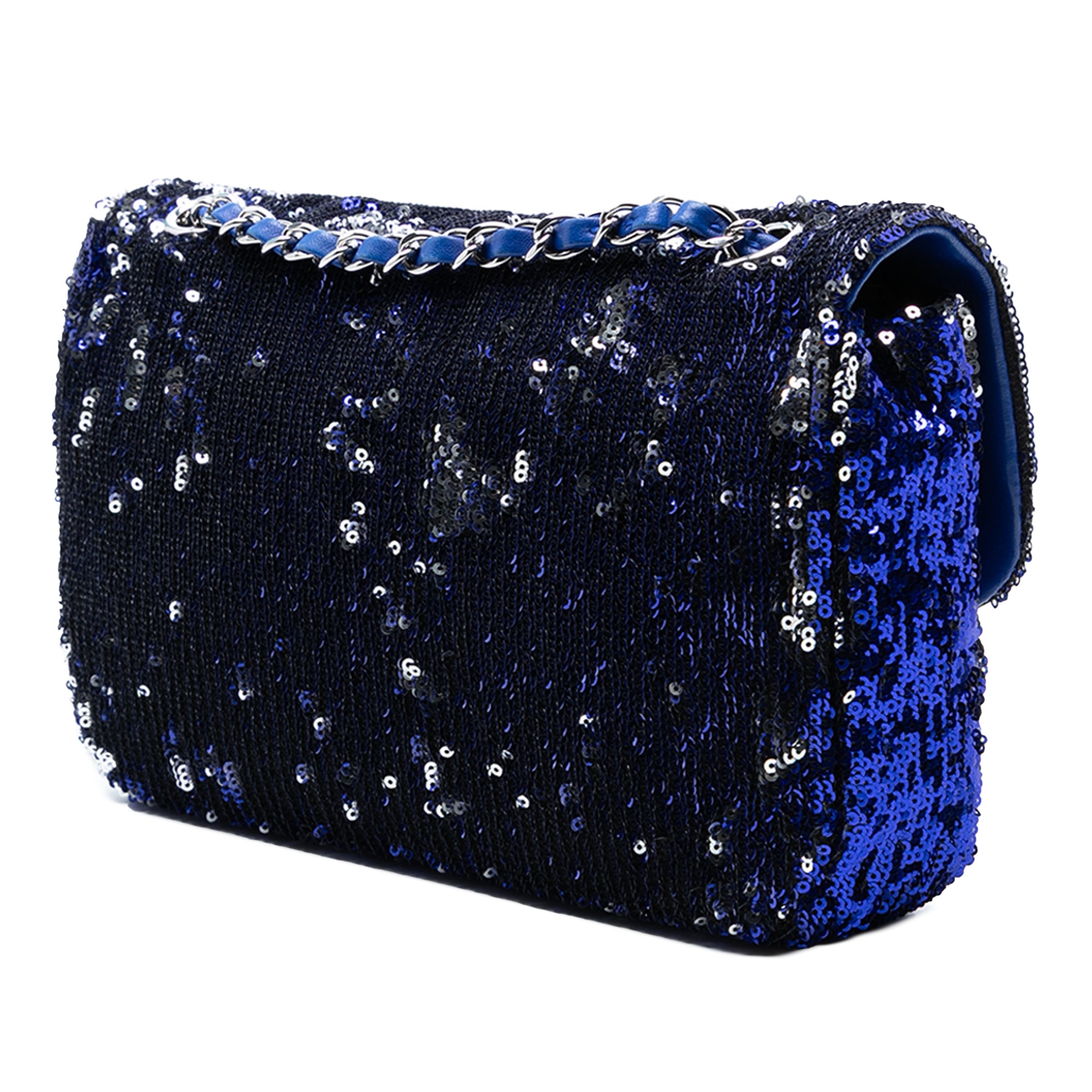 Chanel Medium Classic Sequin Single Flap - image 2