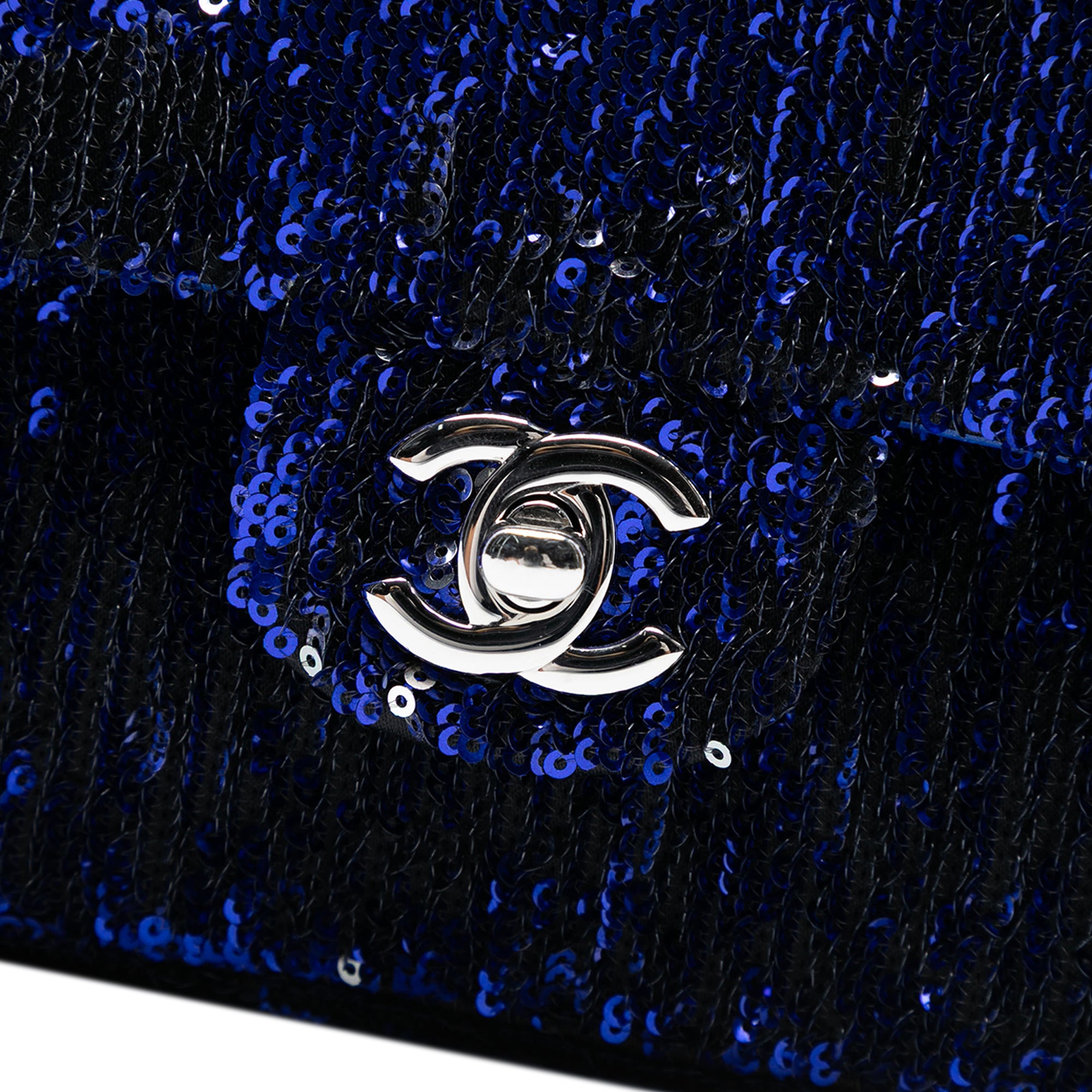 Chanel Medium Classic Sequin Single Flap - image 5