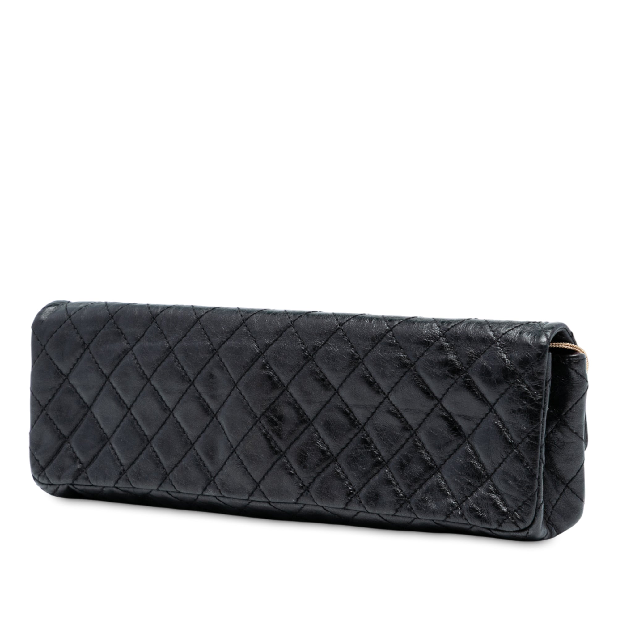 Chanel Quilted Glazed Calfskin Reissue 2.55 East West Flap - image 2