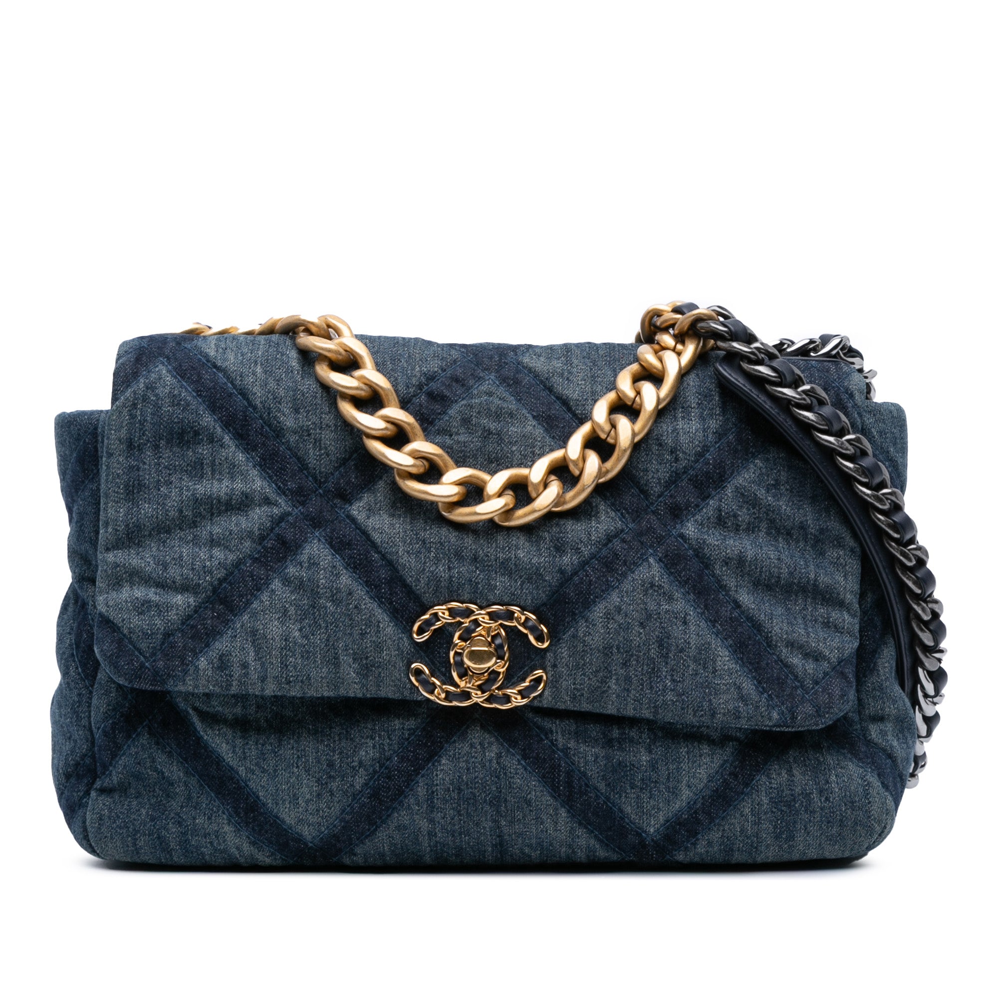 Chanel Large Denim 19 Flap - image 1