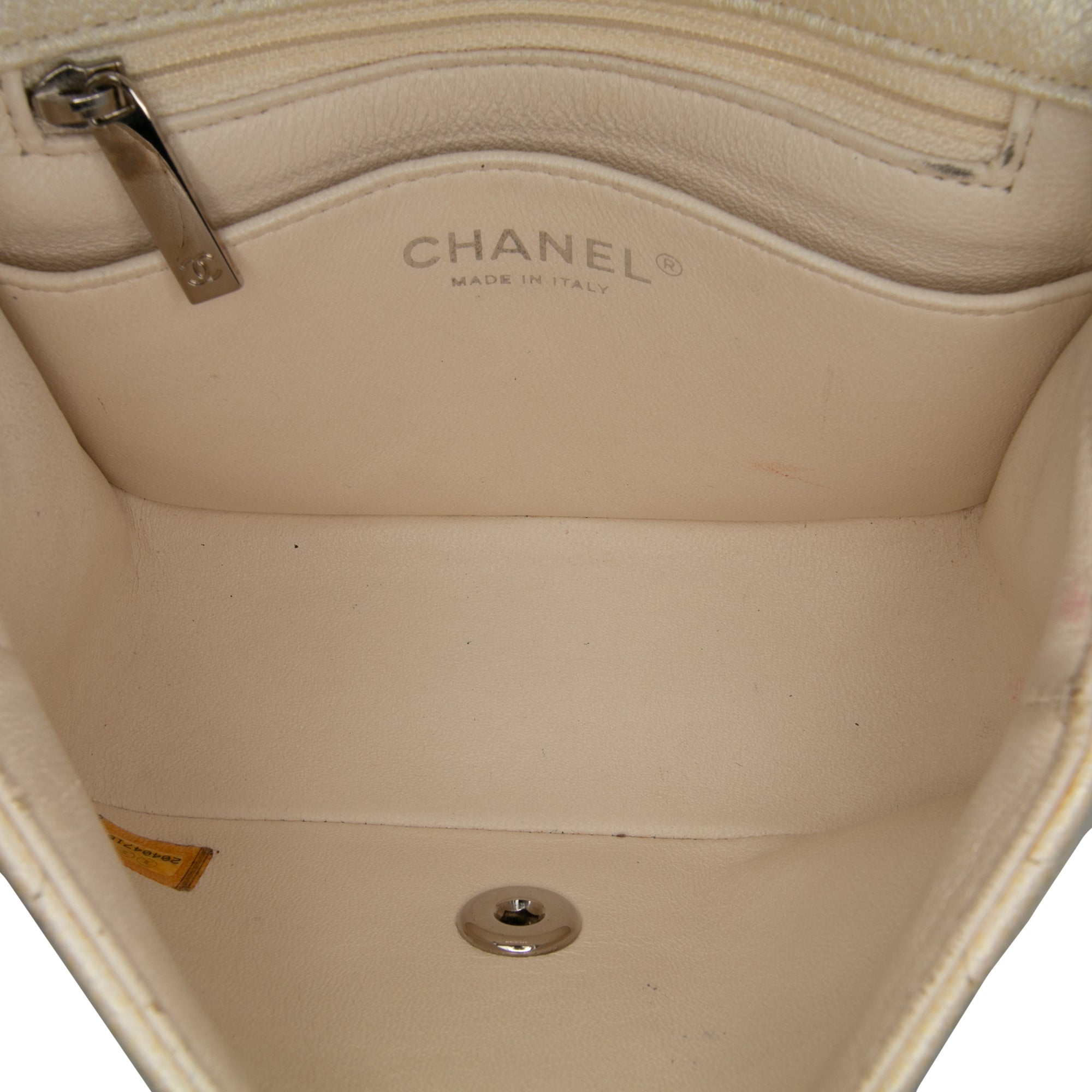 Chanel Mini Square Classic Caviar Single Flap - image 4