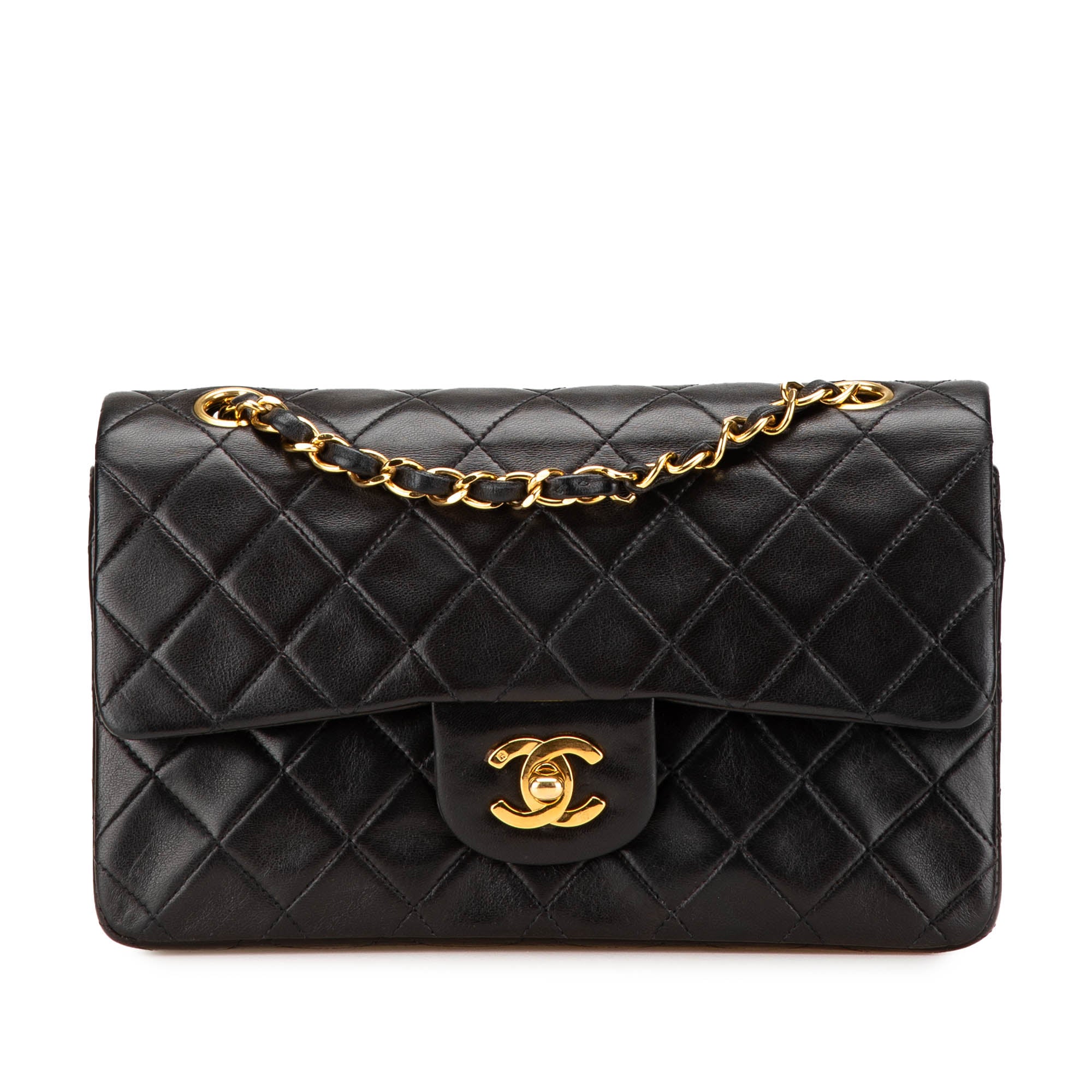 Chanel Small Classic Lambskin Double Flap - image 1