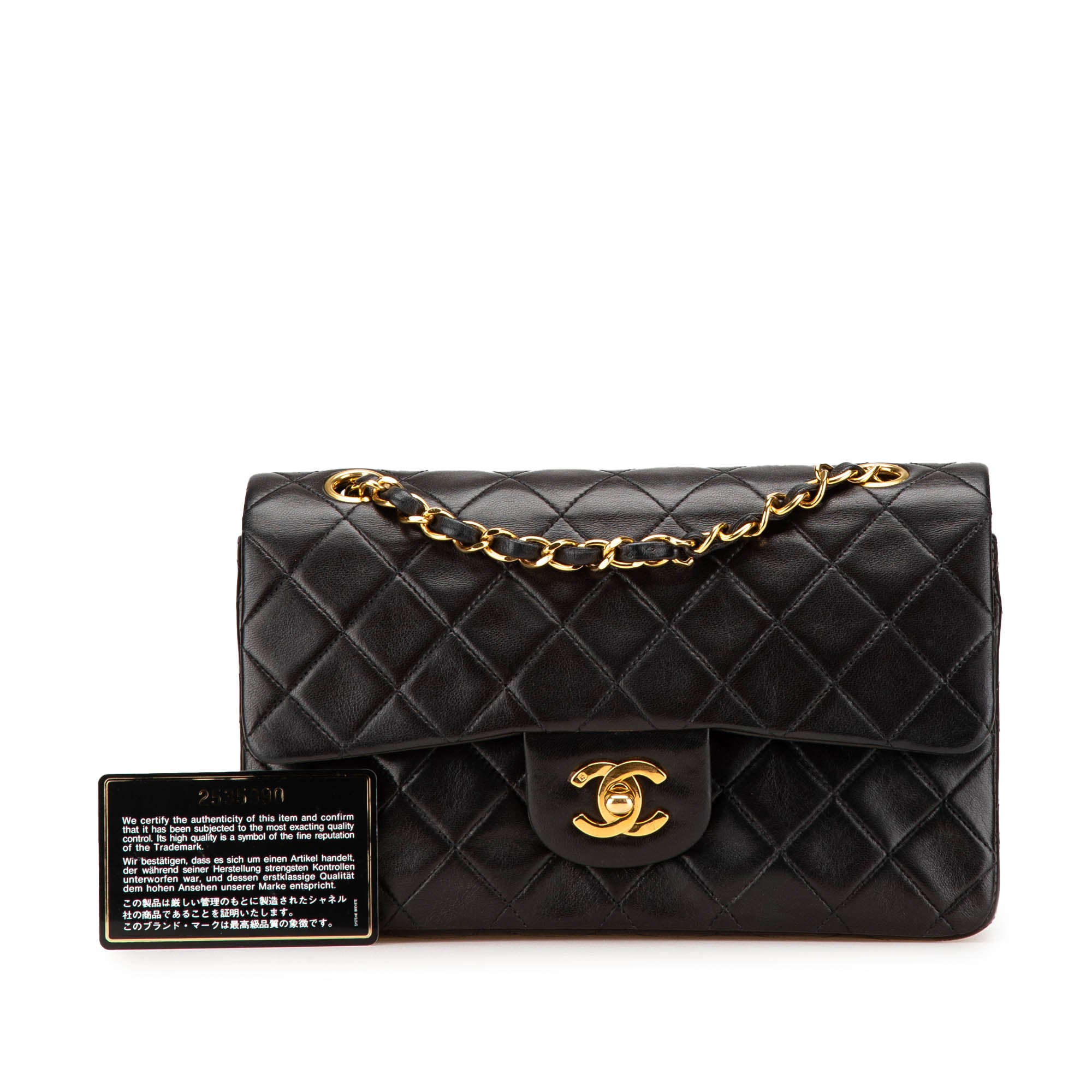 Chanel Small Classic Lambskin Double Flap - image 15