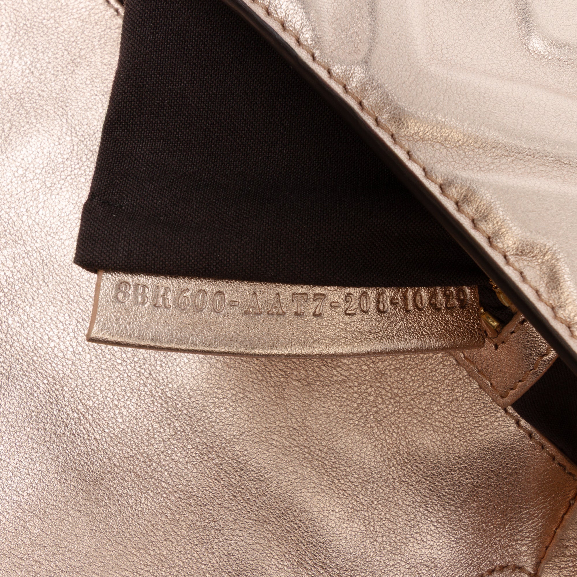 Fendi Zucca Embossed Leather Baguette Satchel - image 6