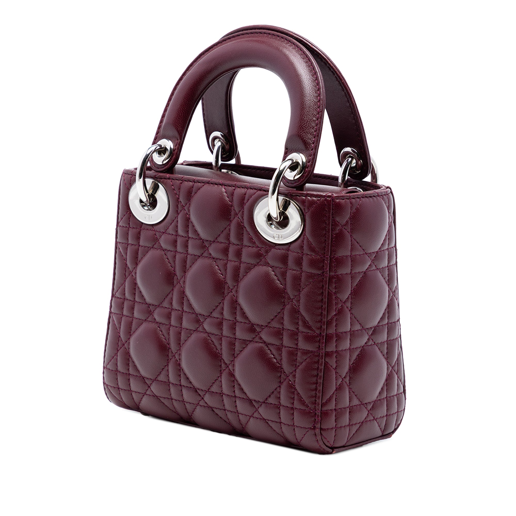 Dior Mini Lambskin Cannage Crystal Strap Lady Dior - image 2