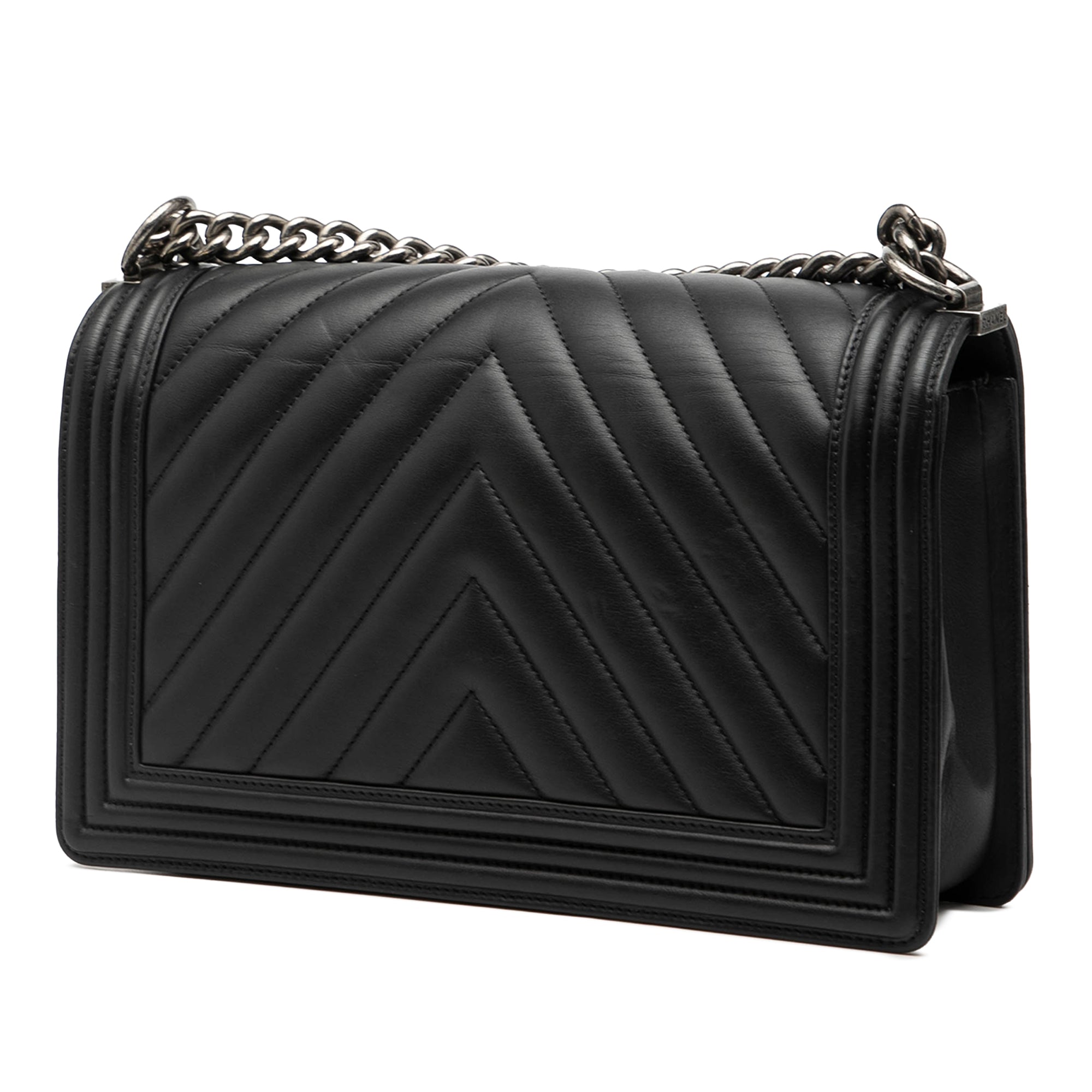 Chanel Medium Chevron Lambskin Boy Flap - image 2