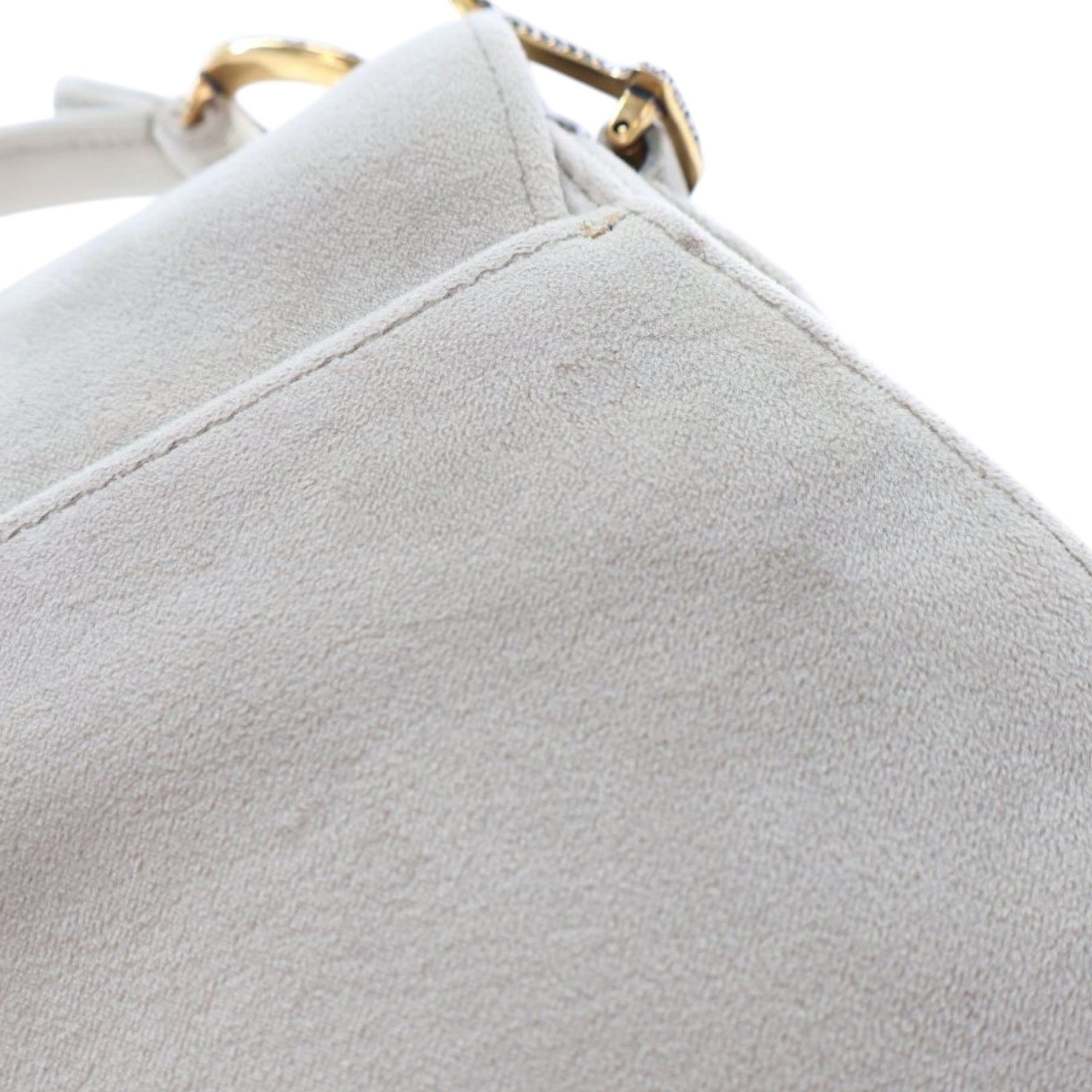 Dior Mini Velvet Crystal Embellished Hardware Saddle Bag - image 7