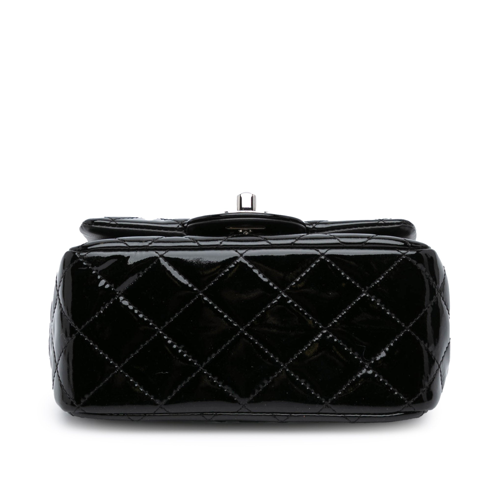 Chanel Mini Square Classic Patent Single Flap - image 3