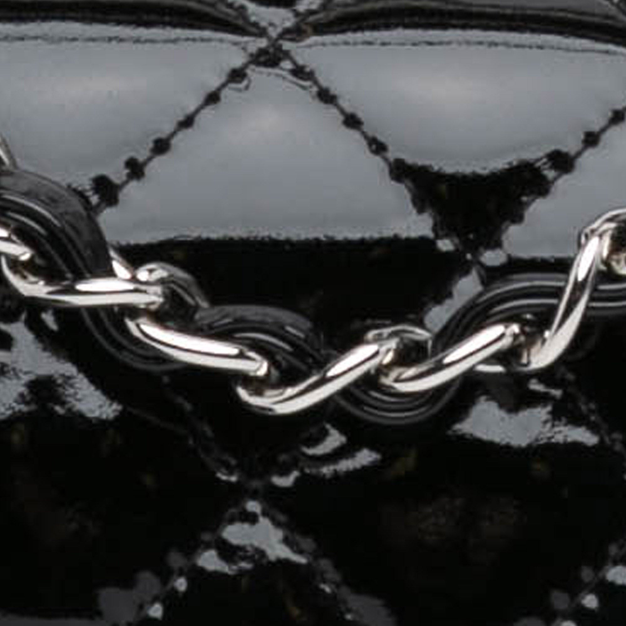 Chanel Mini Square Classic Patent Single Flap - image 7