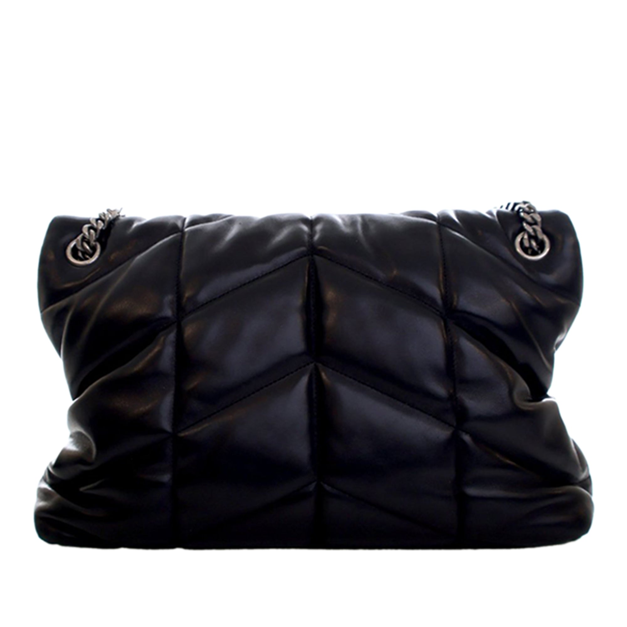 Saint Laurent Medium Matelasse Lambskin Monogram Loulou Puffer Shoulder Bag - image 4