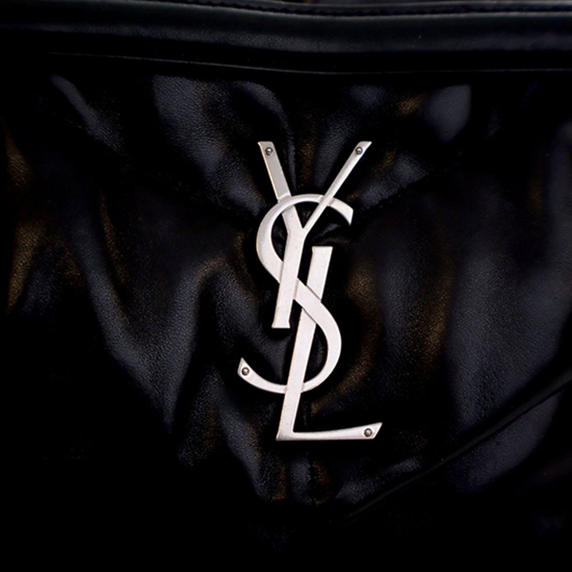 Saint Laurent Medium Matelasse Lambskin Monogram Loulou Puffer Shoulder Bag - image 9
