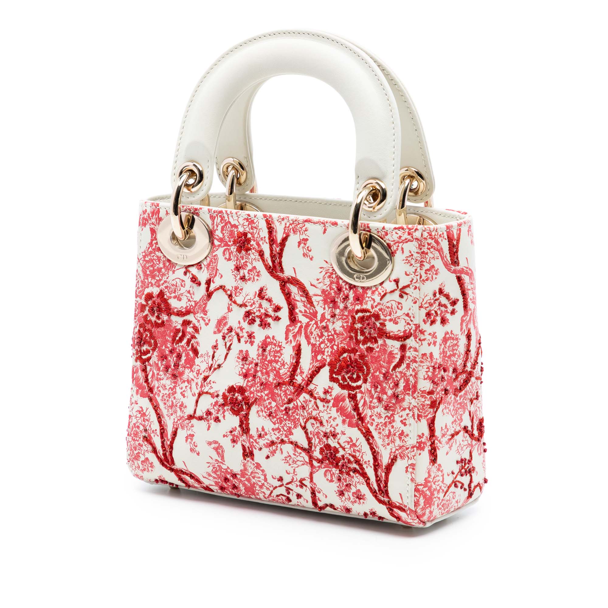 Dior Mini Lambskin Floral Toile de Jouy Lady Dior - image 2