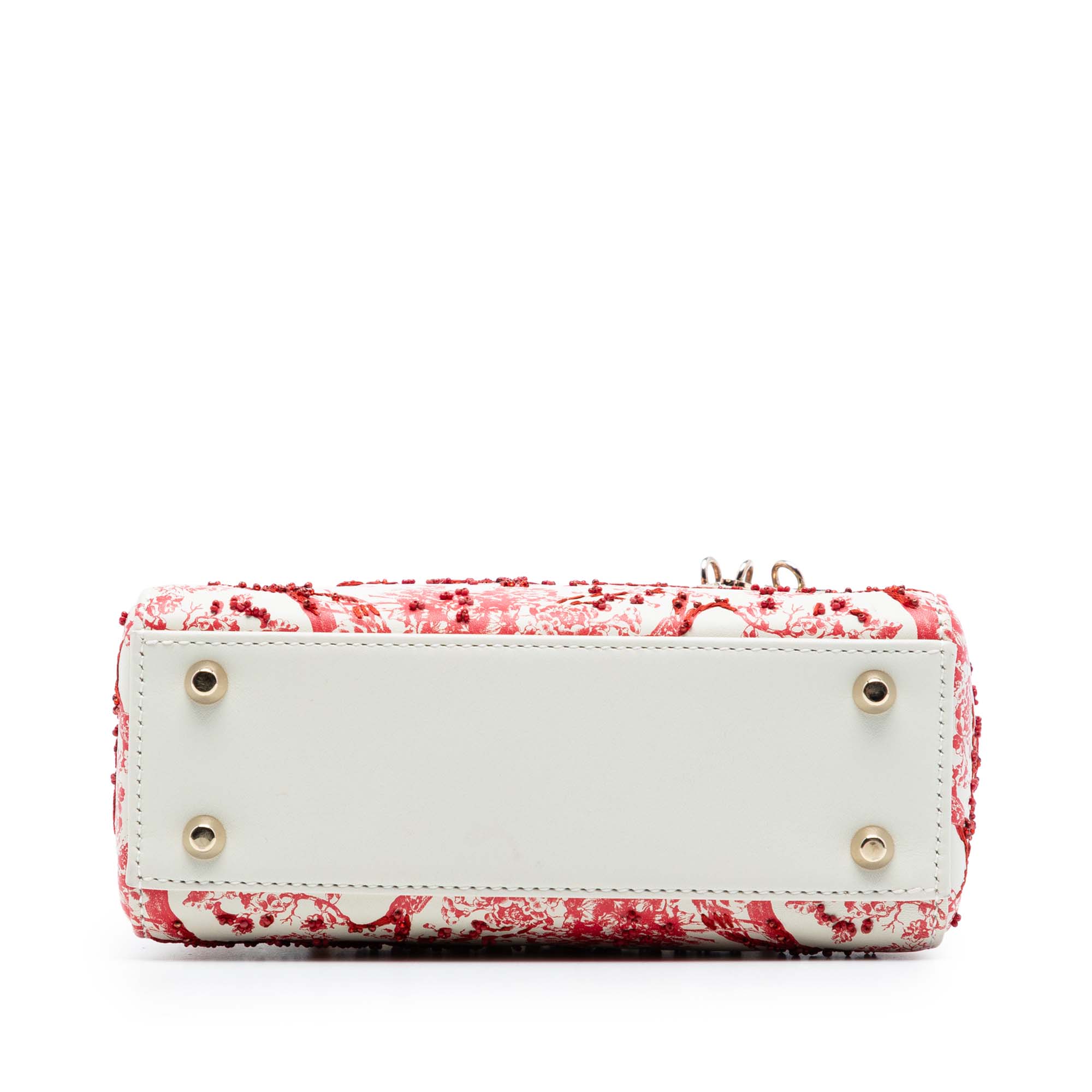 Dior Mini Lambskin Floral Toile de Jouy Lady Dior - image 3