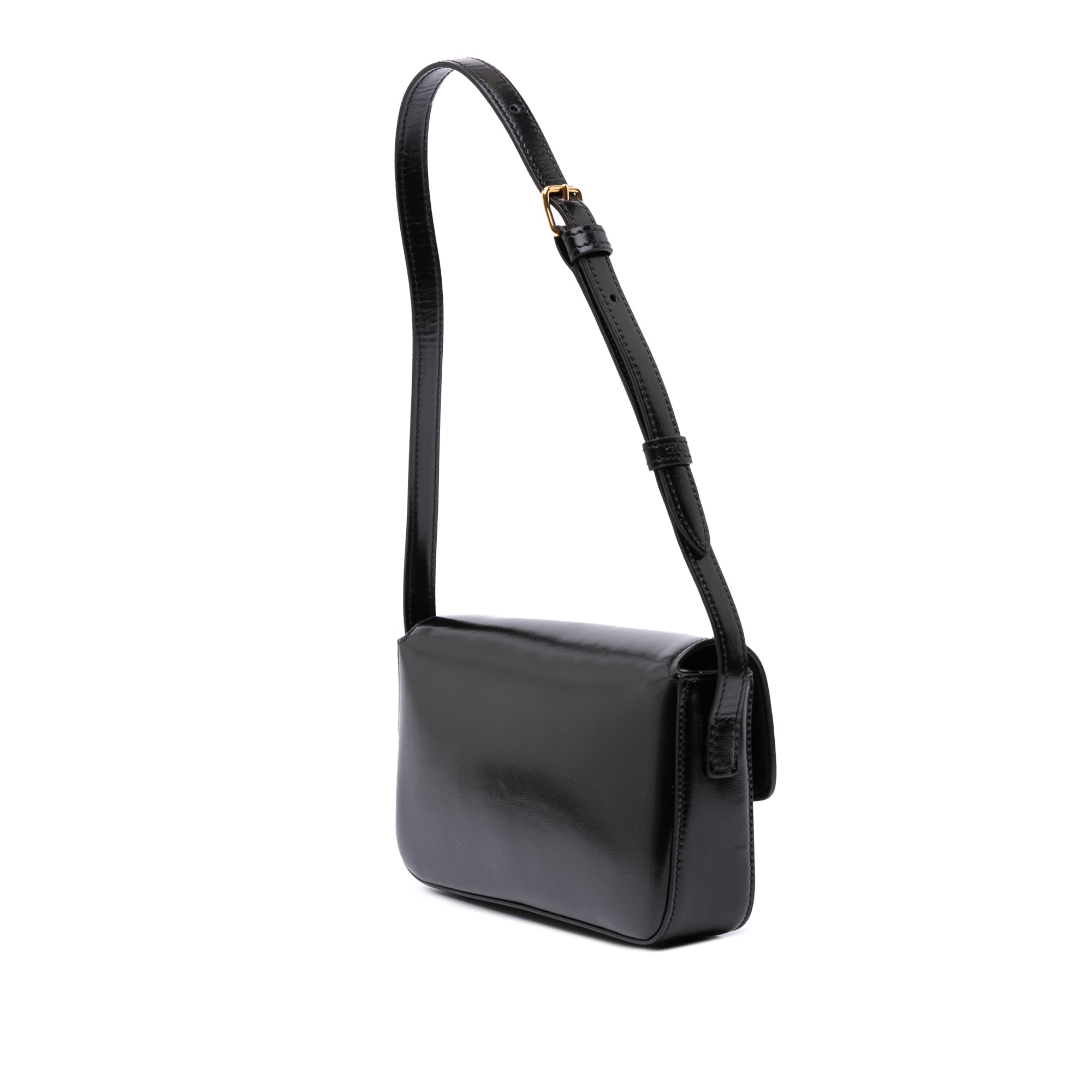 Celine Shiny Calfskin Claude Shoulder Bag - image 2