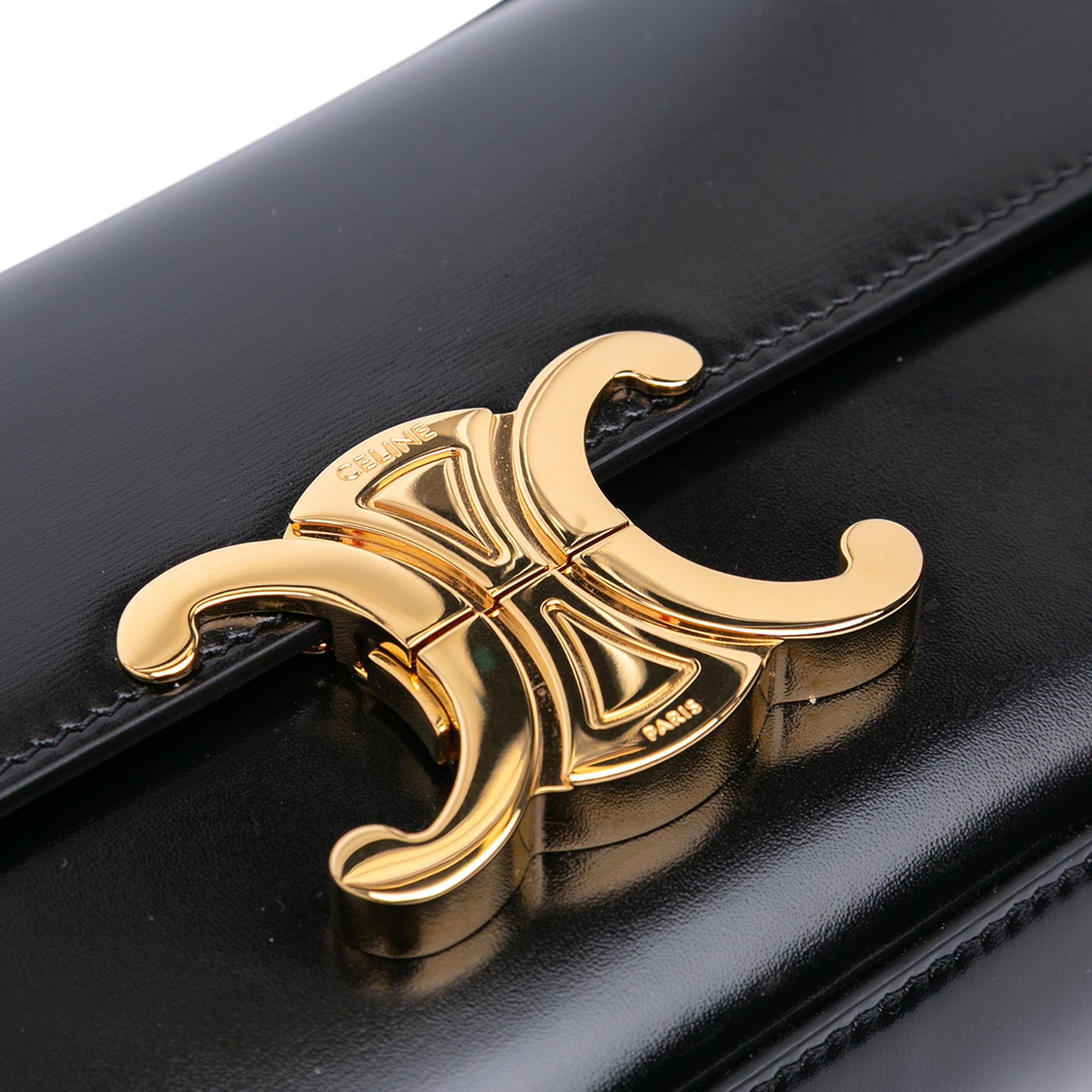 Celine Shiny Calfskin Claude Shoulder Bag - image 6