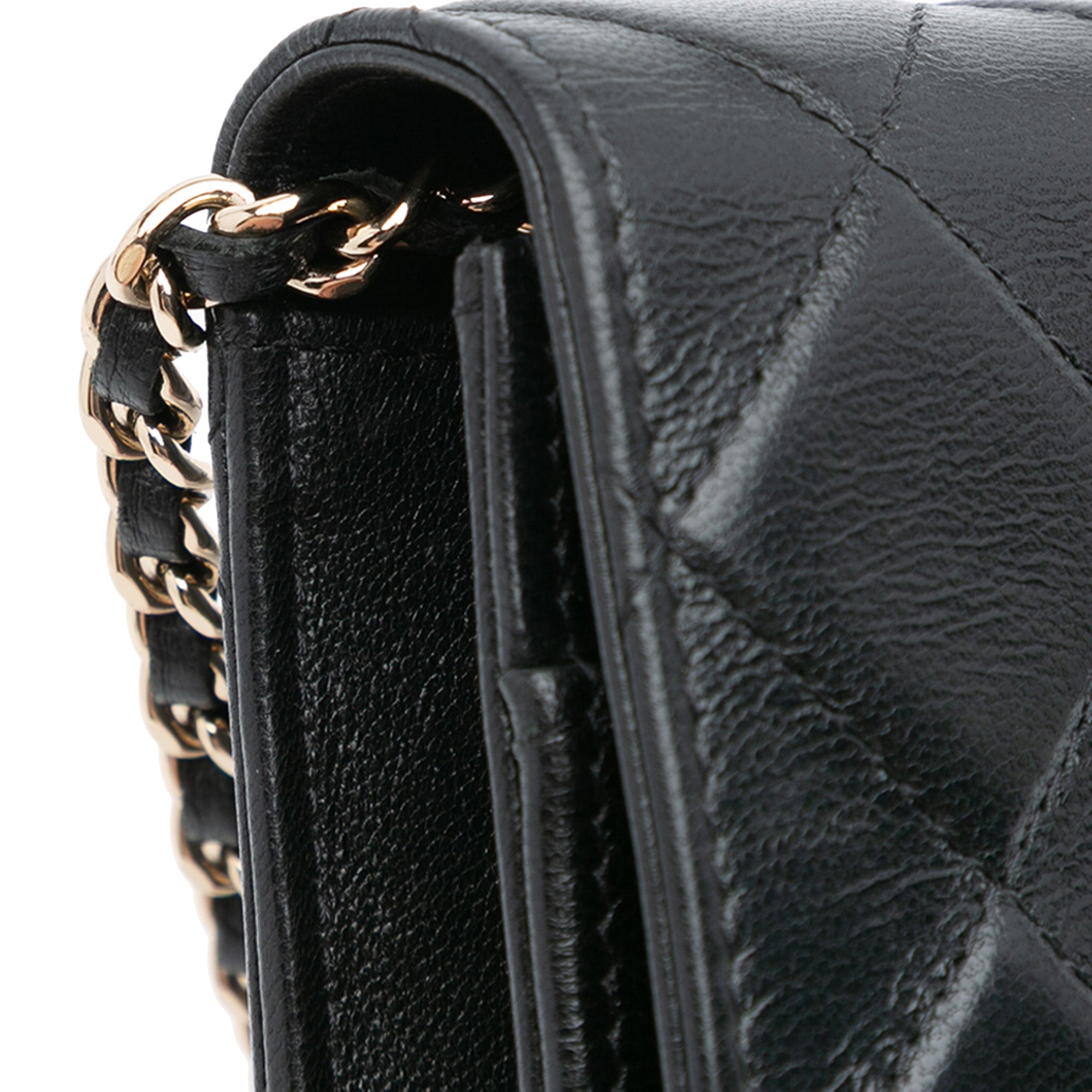 Chanel CC Quilted Calfskin Wallet on Chain - image 10