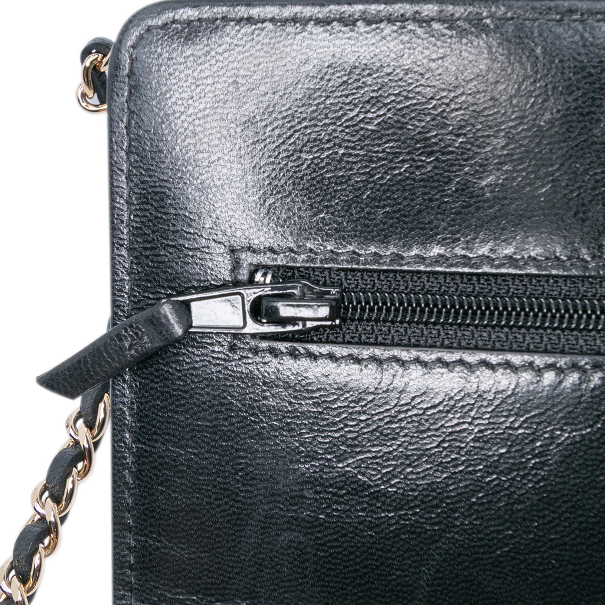 Chanel CC Quilted Calfskin Wallet on Chain - image 7