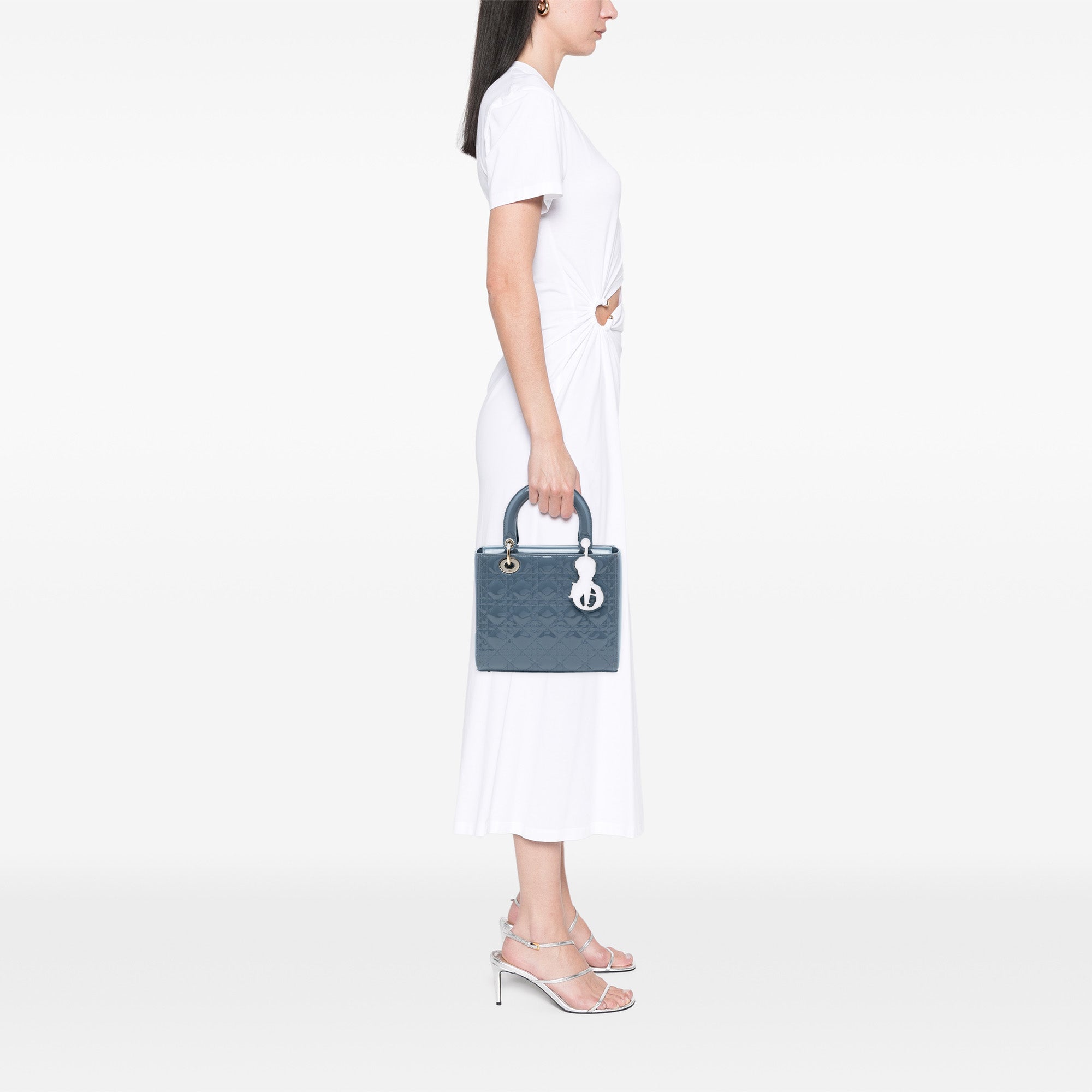 Dior Medium Patent Cannage Lady Dior - image 7