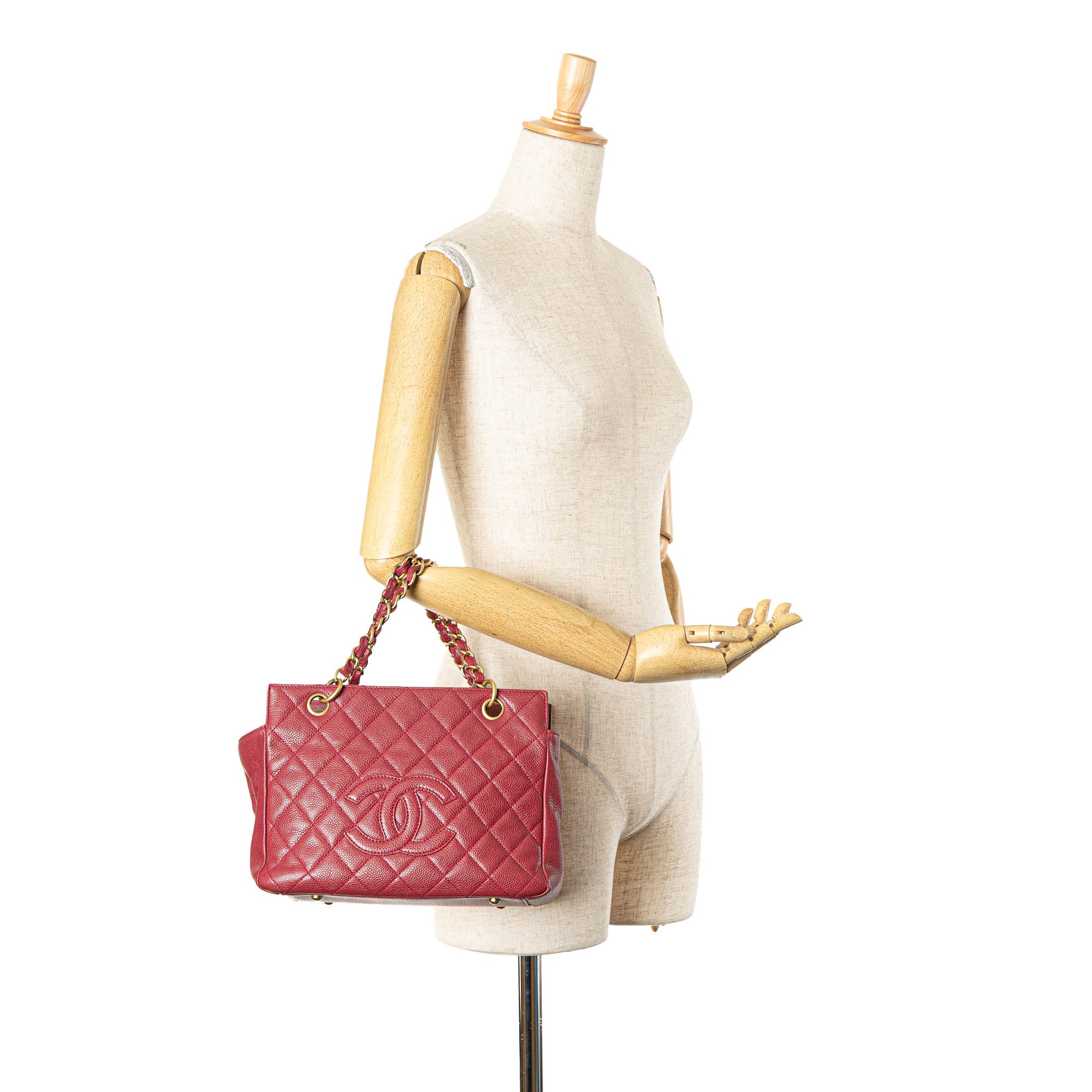 Chanel Caviar Grand Shopping Tote - image 10