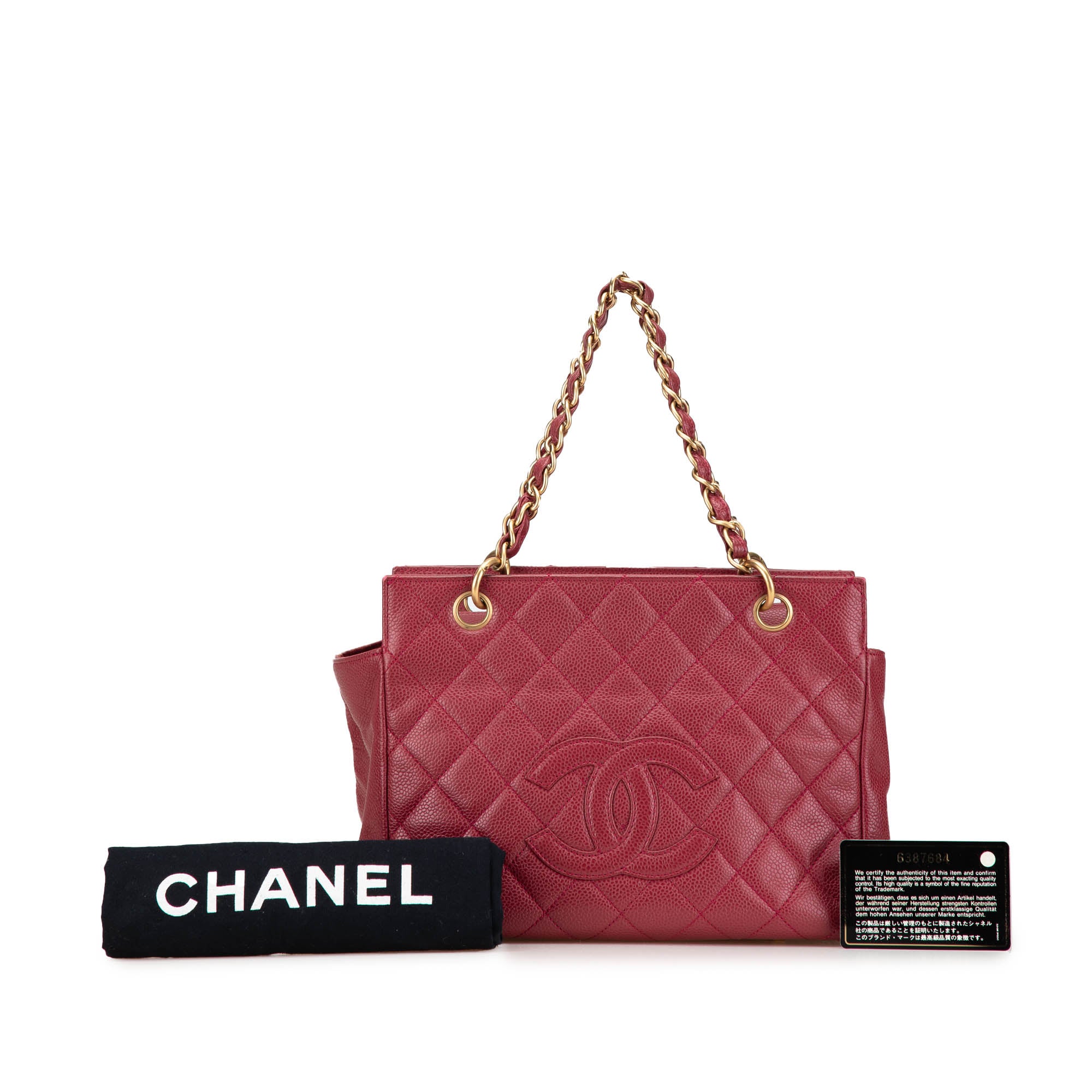 Chanel Caviar Grand Shopping Tote - image 11