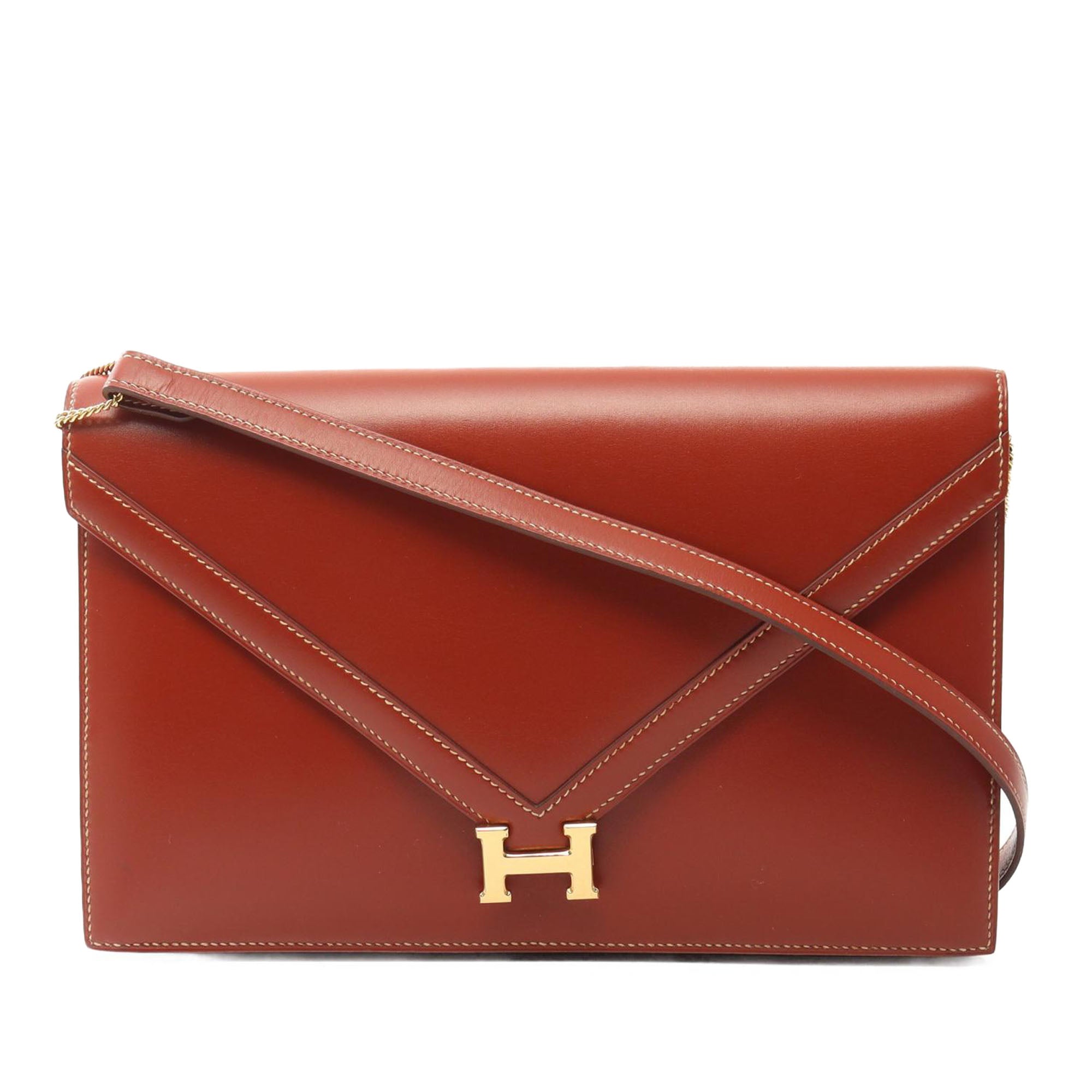 Hermès Box Calf Lydie Clutch - image 1