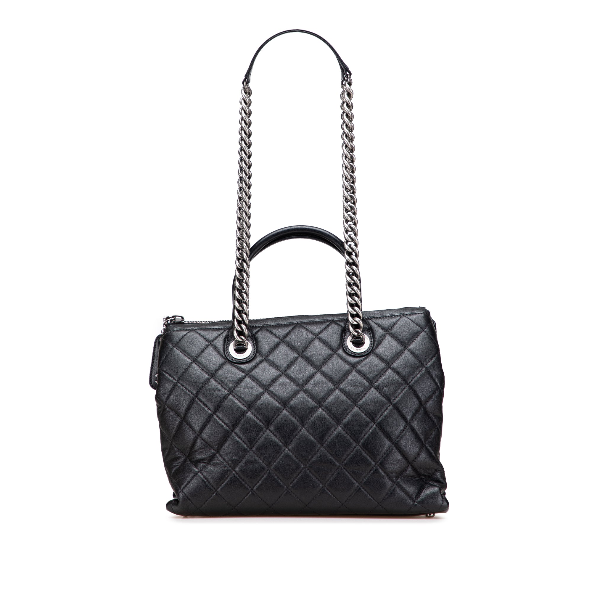 Chanel Medium Quilted Calfskin Boy Chained Tote - image 1