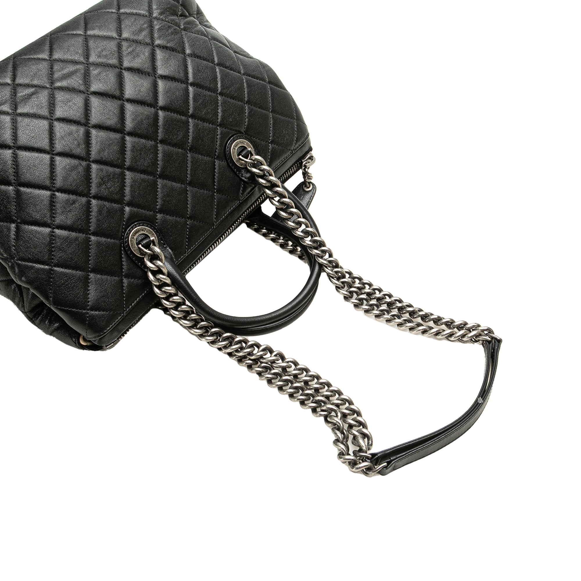 Chanel Medium Quilted Calfskin Boy Chained Tote - image 10