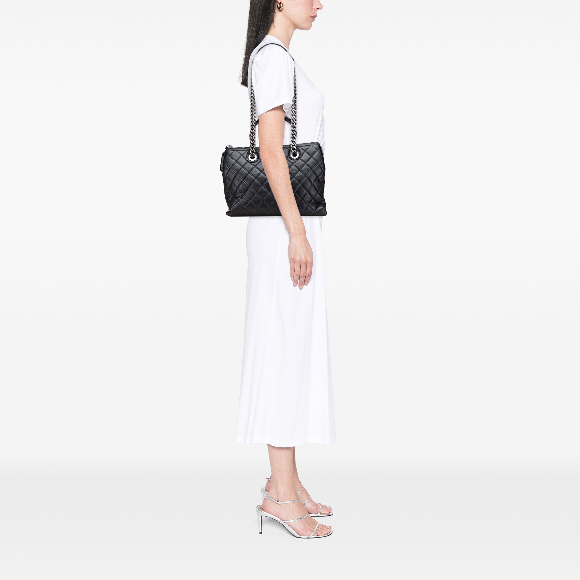 Chanel Medium Quilted Calfskin Boy Chained Tote - image 11