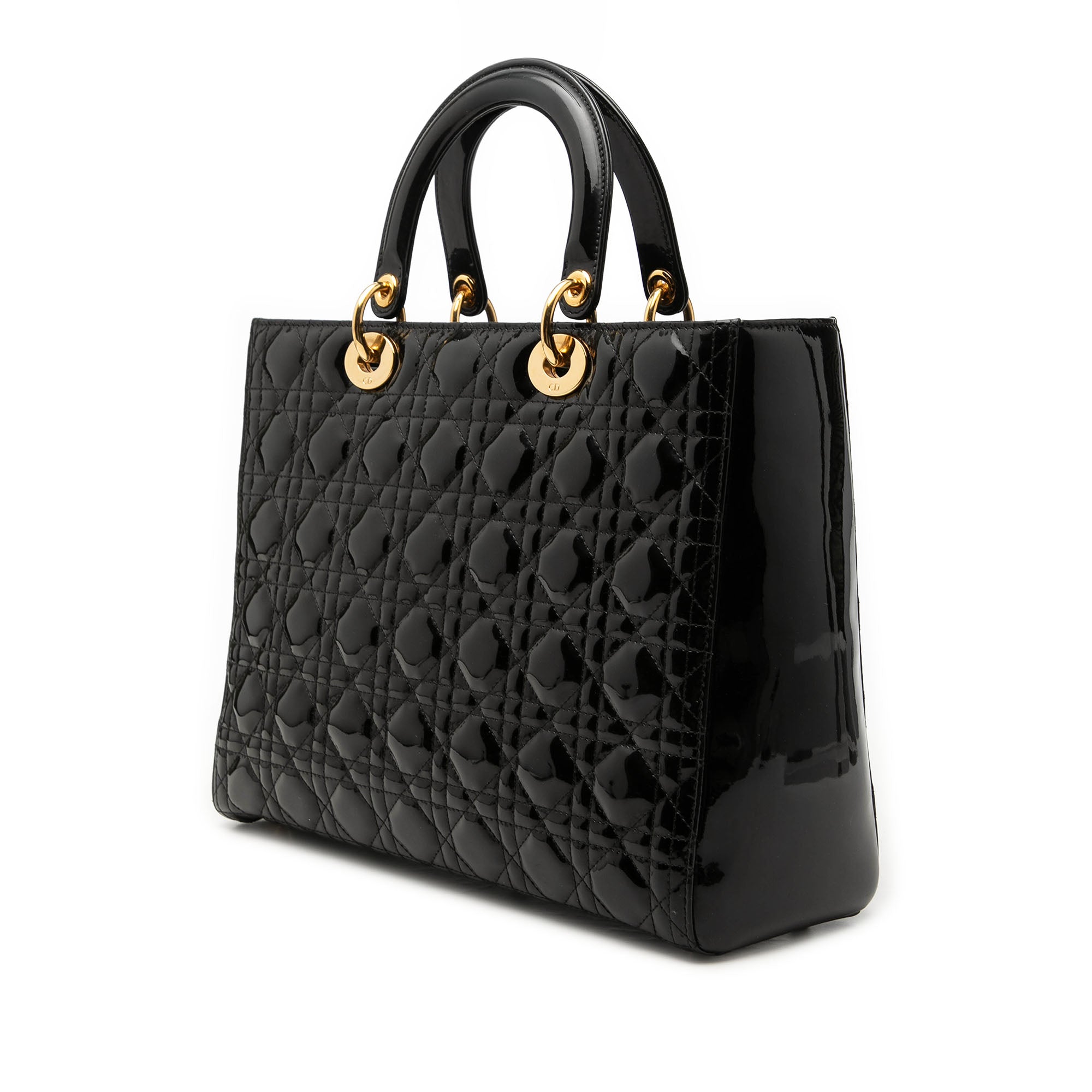 Dior Large Patent Cannage Lady Dior - image 2