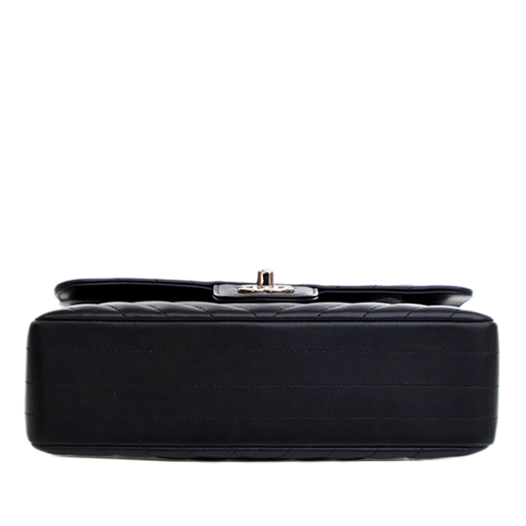 Chanel Small Classic Chevron Lambskin Double Flap - image 5