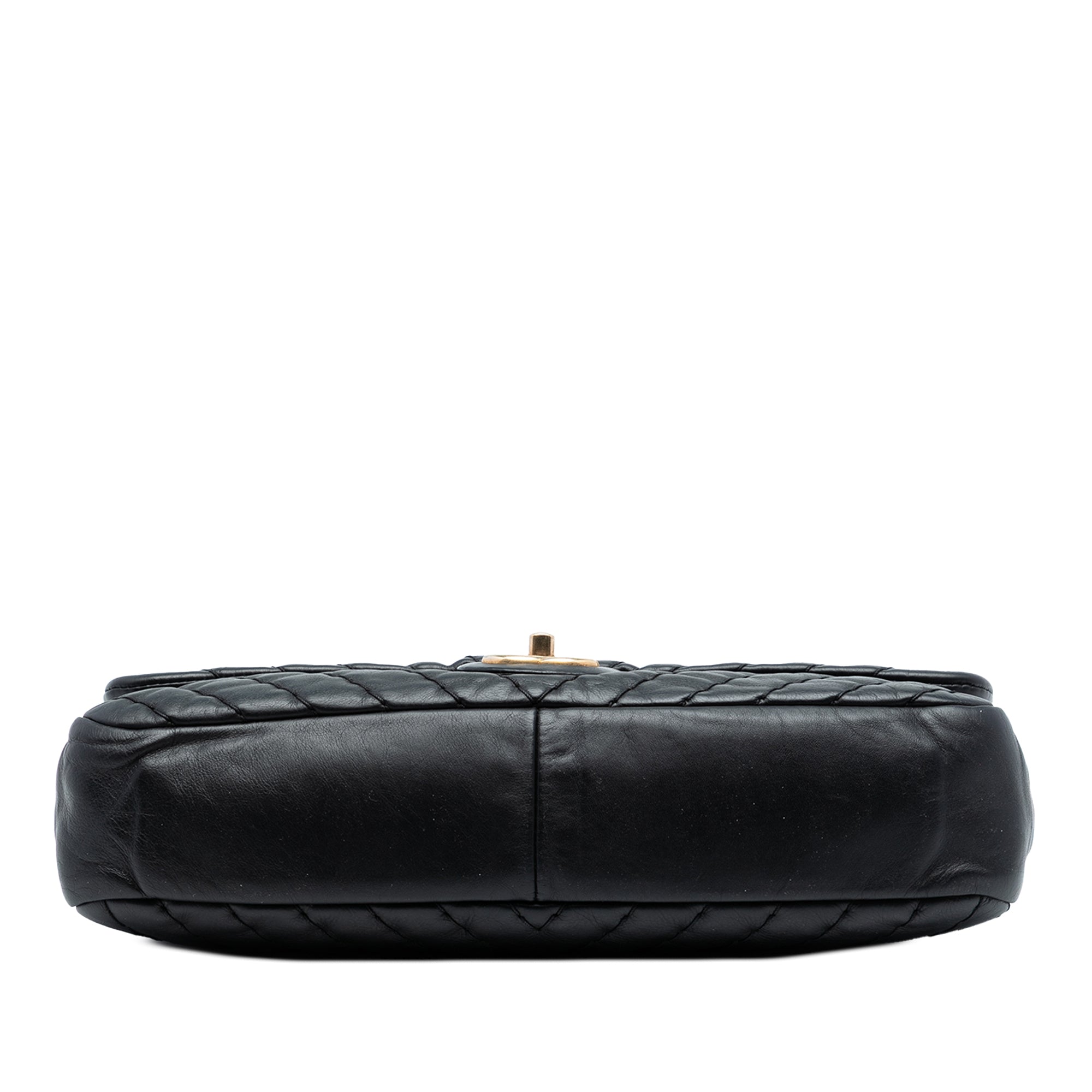 Chanel Jumbo Chevron Iridescent Calfskin Surpique Flap - image 3