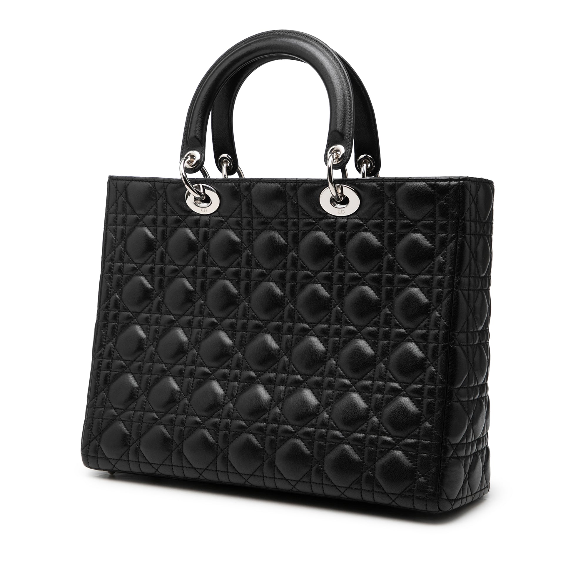 Dior Large Lambskin Cannage Lady Dior - image 2