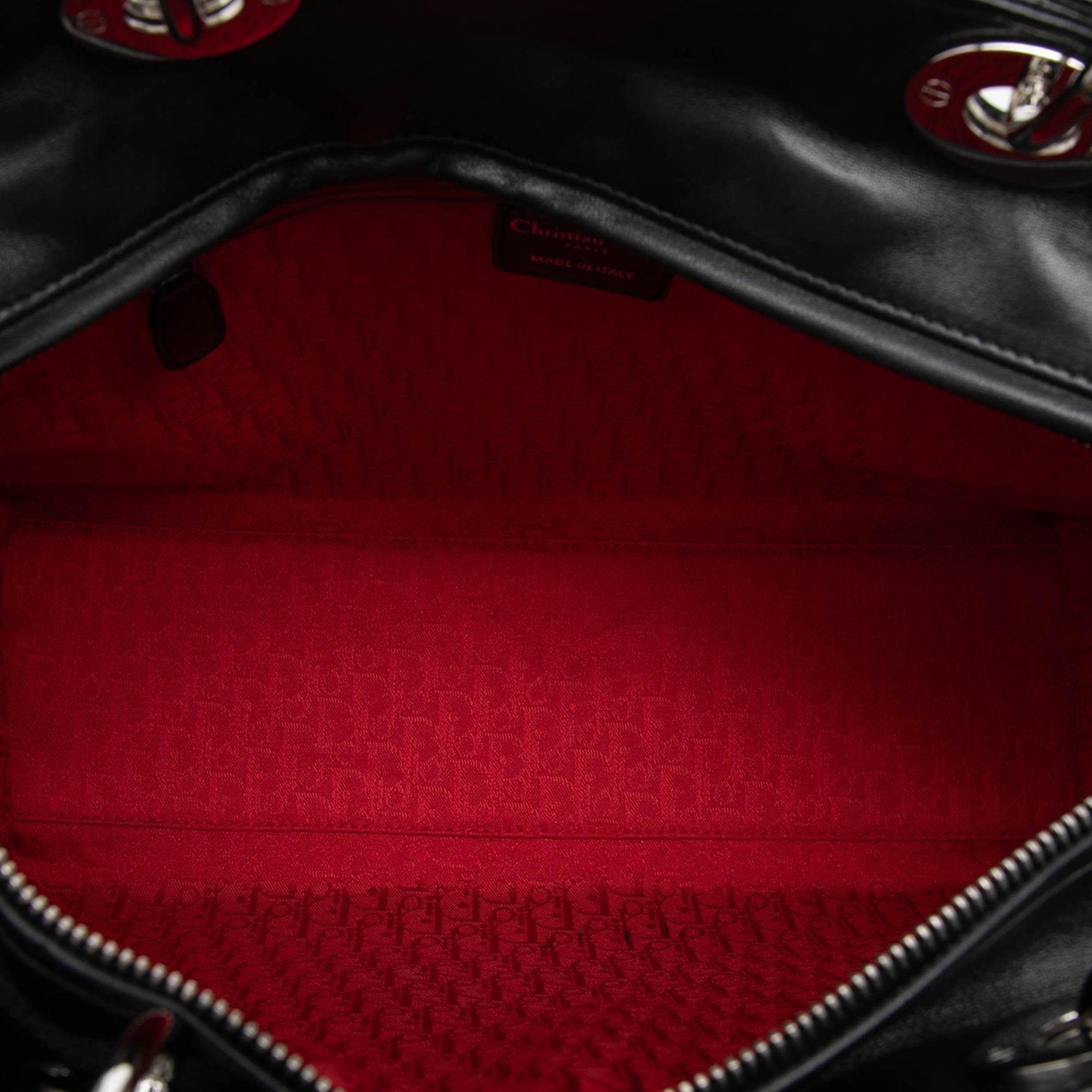 Dior Large Lambskin Cannage Lady Dior - image 4