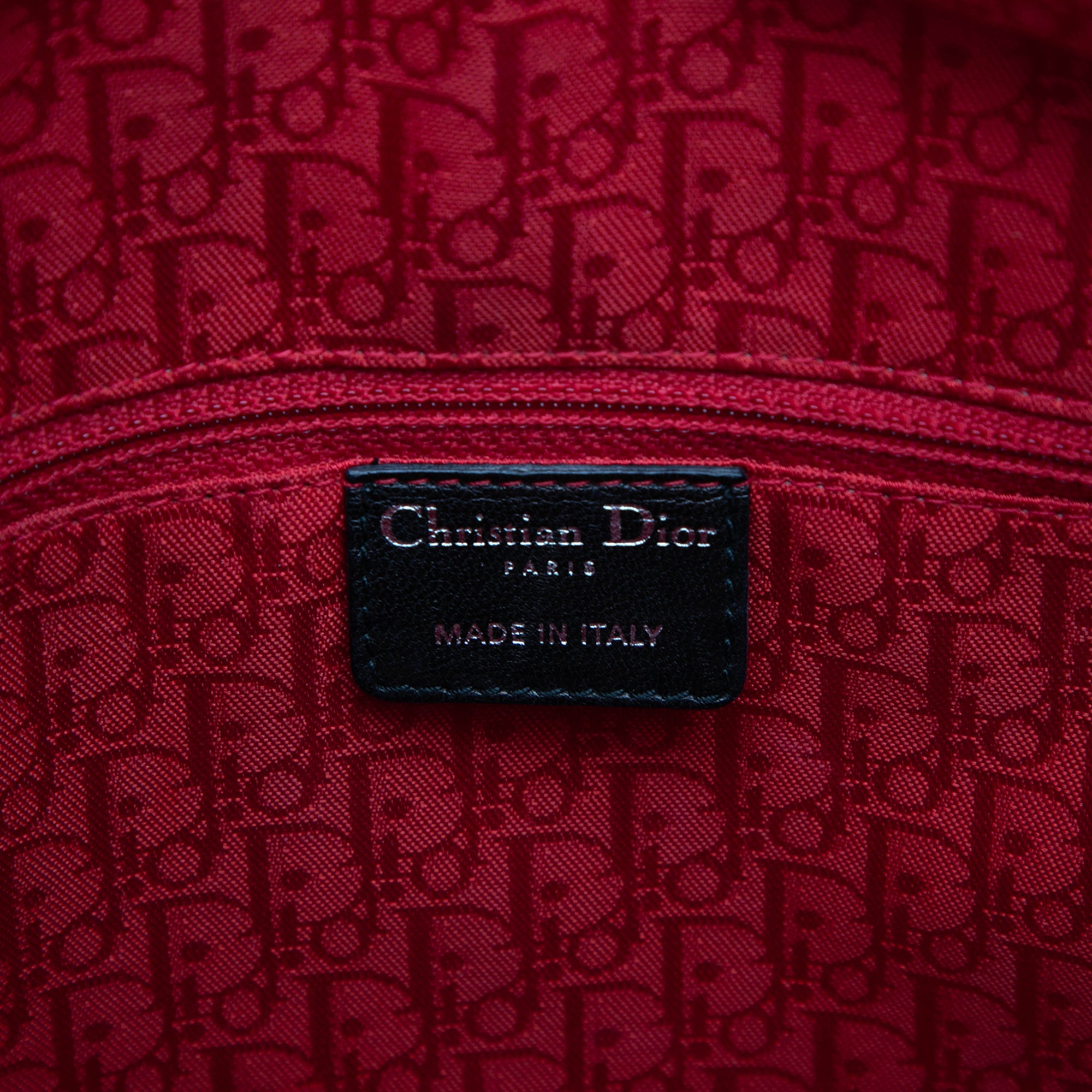 Dior Large Lambskin Cannage Lady Dior - image 5