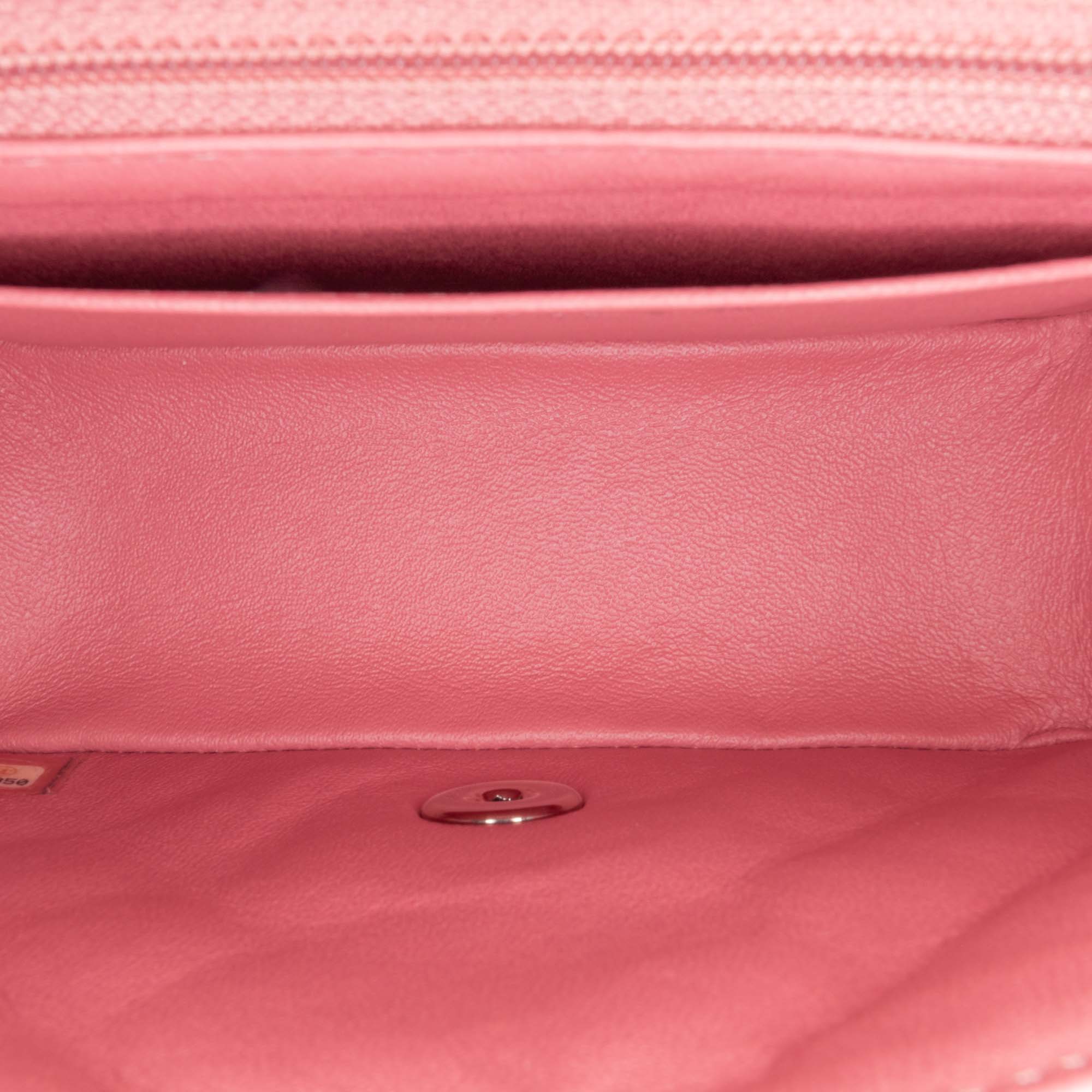 Chanel Mini Square Classic Lambskin Single Flap - image 4