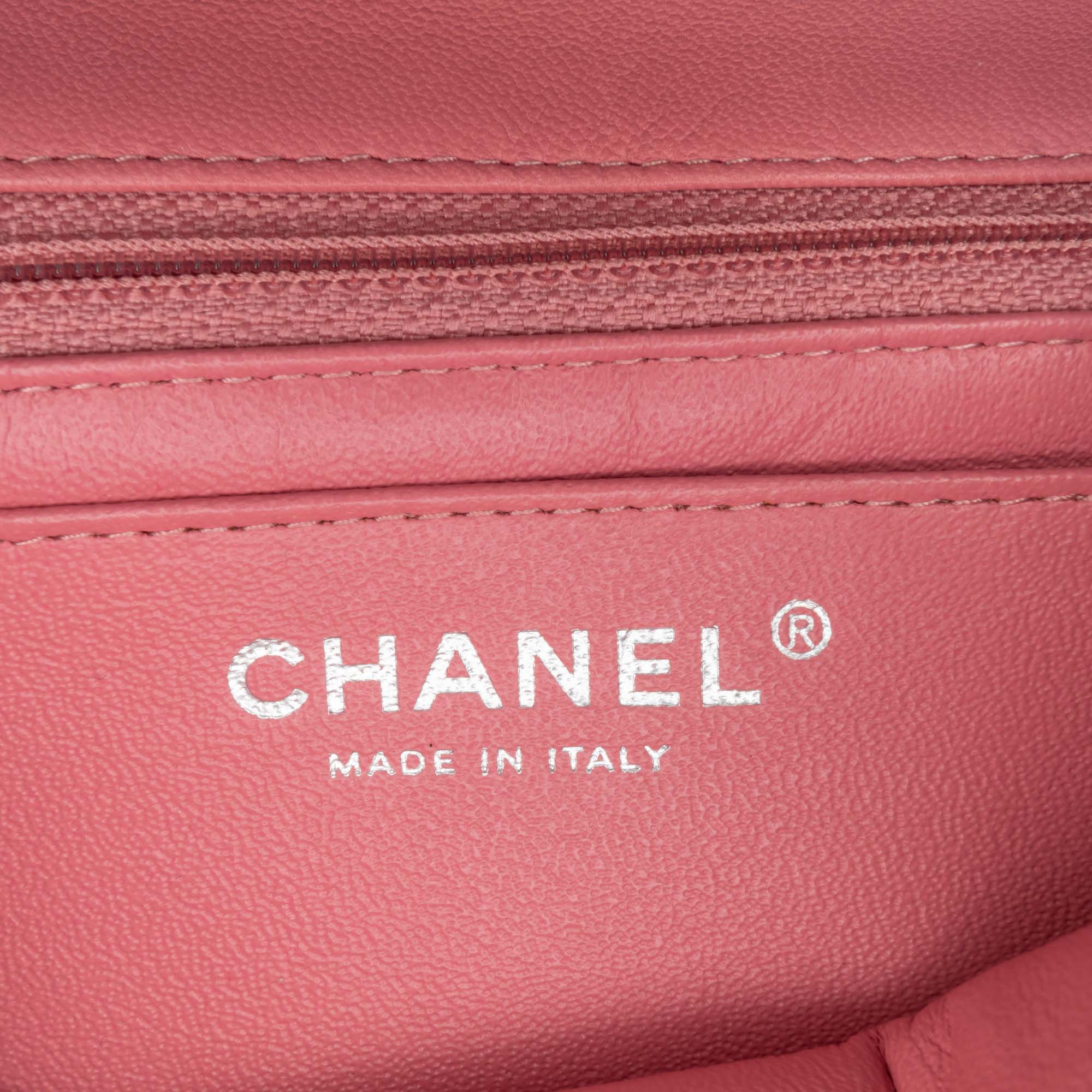 Chanel Mini Square Classic Lambskin Single Flap - image 5