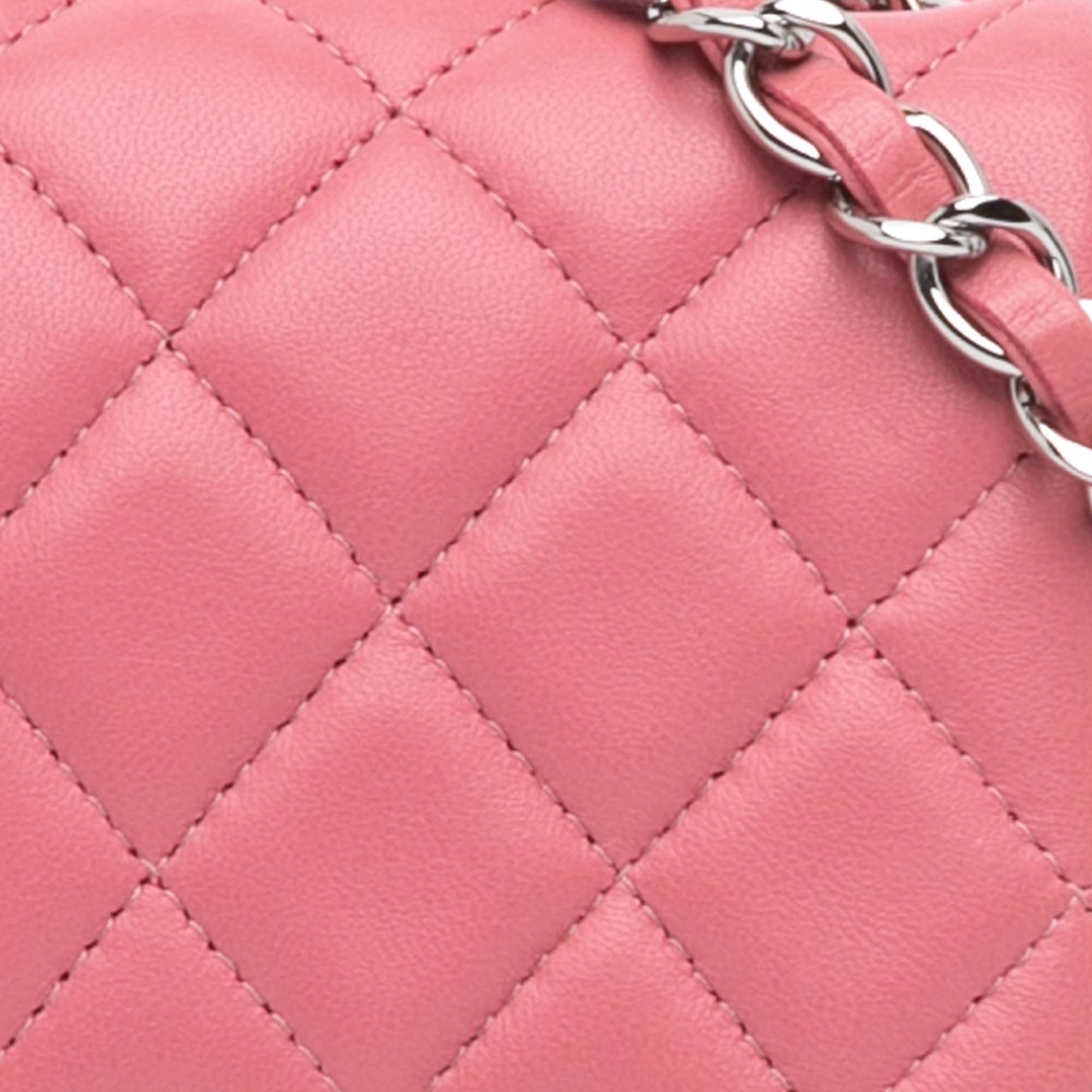 Chanel Mini Square Classic Lambskin Single Flap - image 7