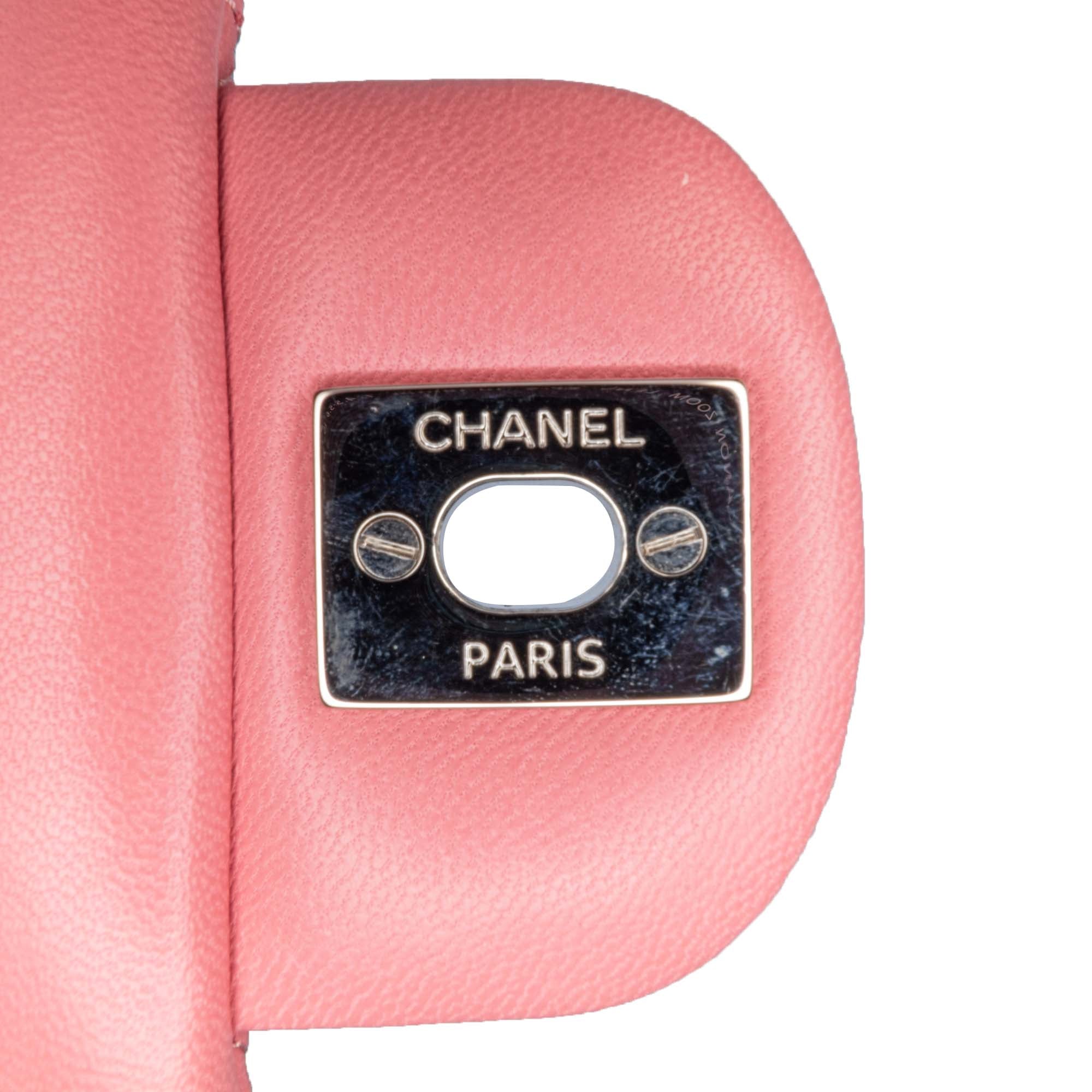 Chanel Mini Square Classic Lambskin Single Flap - image 8