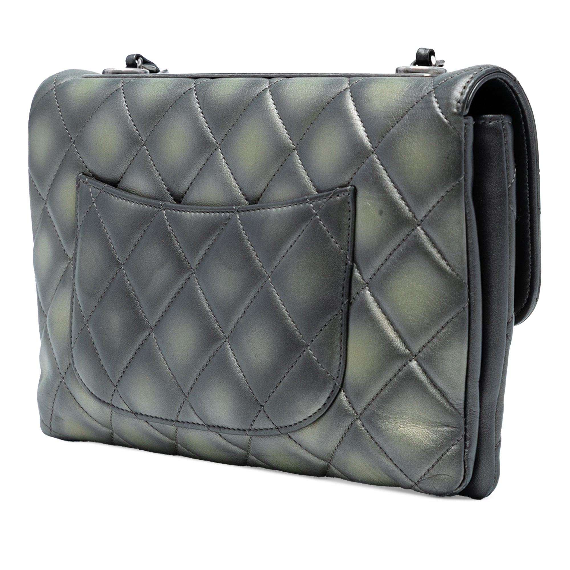 Chanel Quilted Metallic Lambskin Trendy CC Flap - image 2