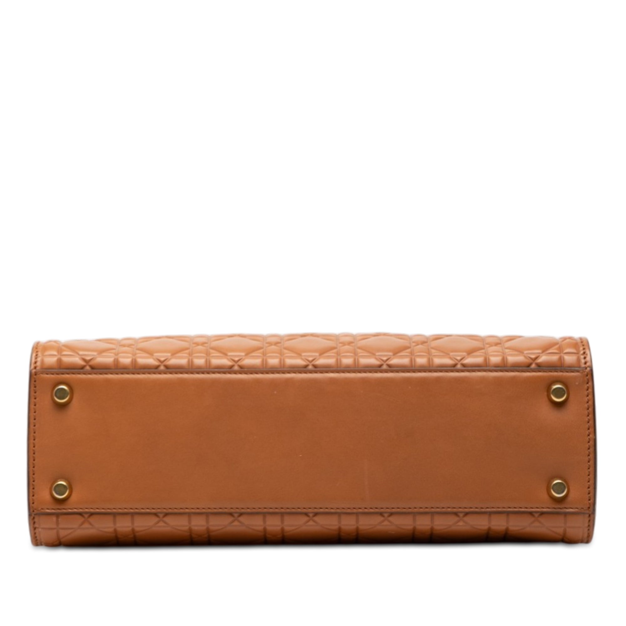 Dior Large Ultra Matte Calfskin Cannage Embossed Lady Dior - image 3
