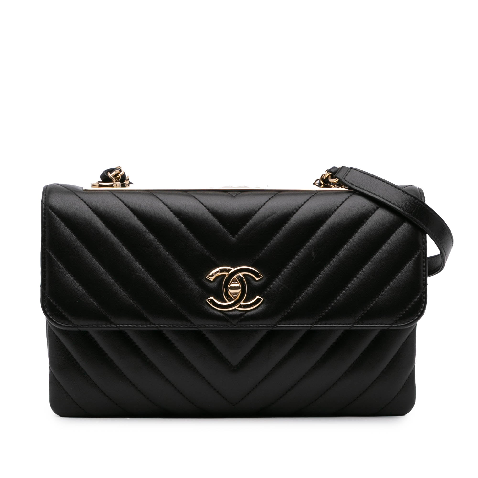 Chanel Chevron Lambskin Trendy CC Flap - image 1