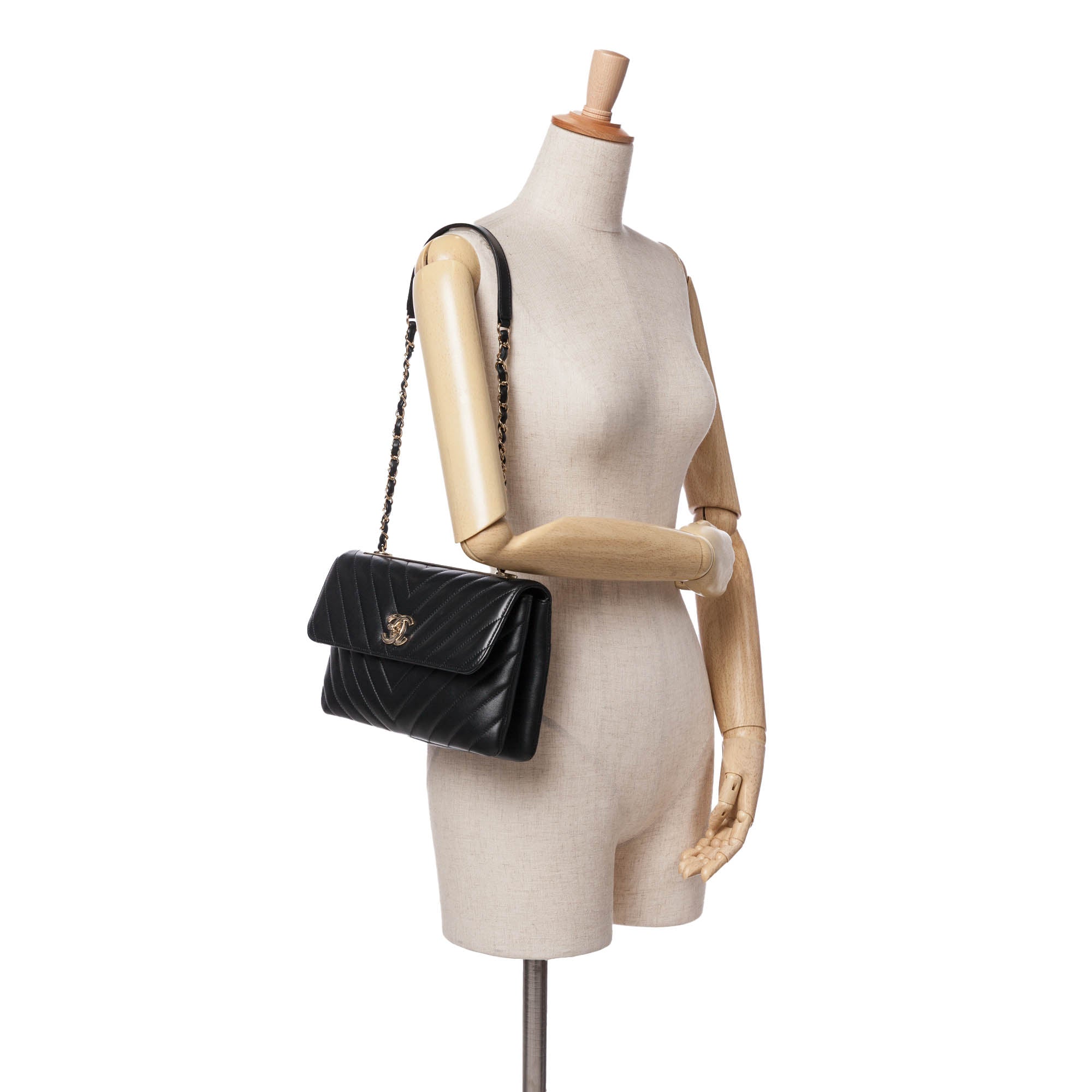 Chanel Chevron Lambskin Trendy CC Flap - image 11